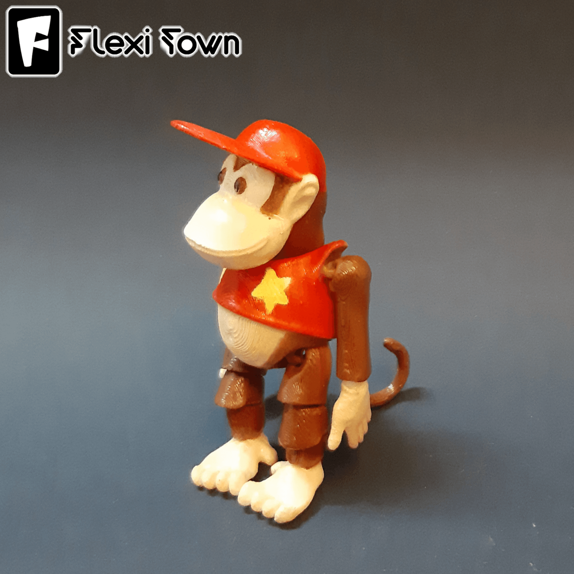 Flexi Print-in-Place Diddy Kong  3d model