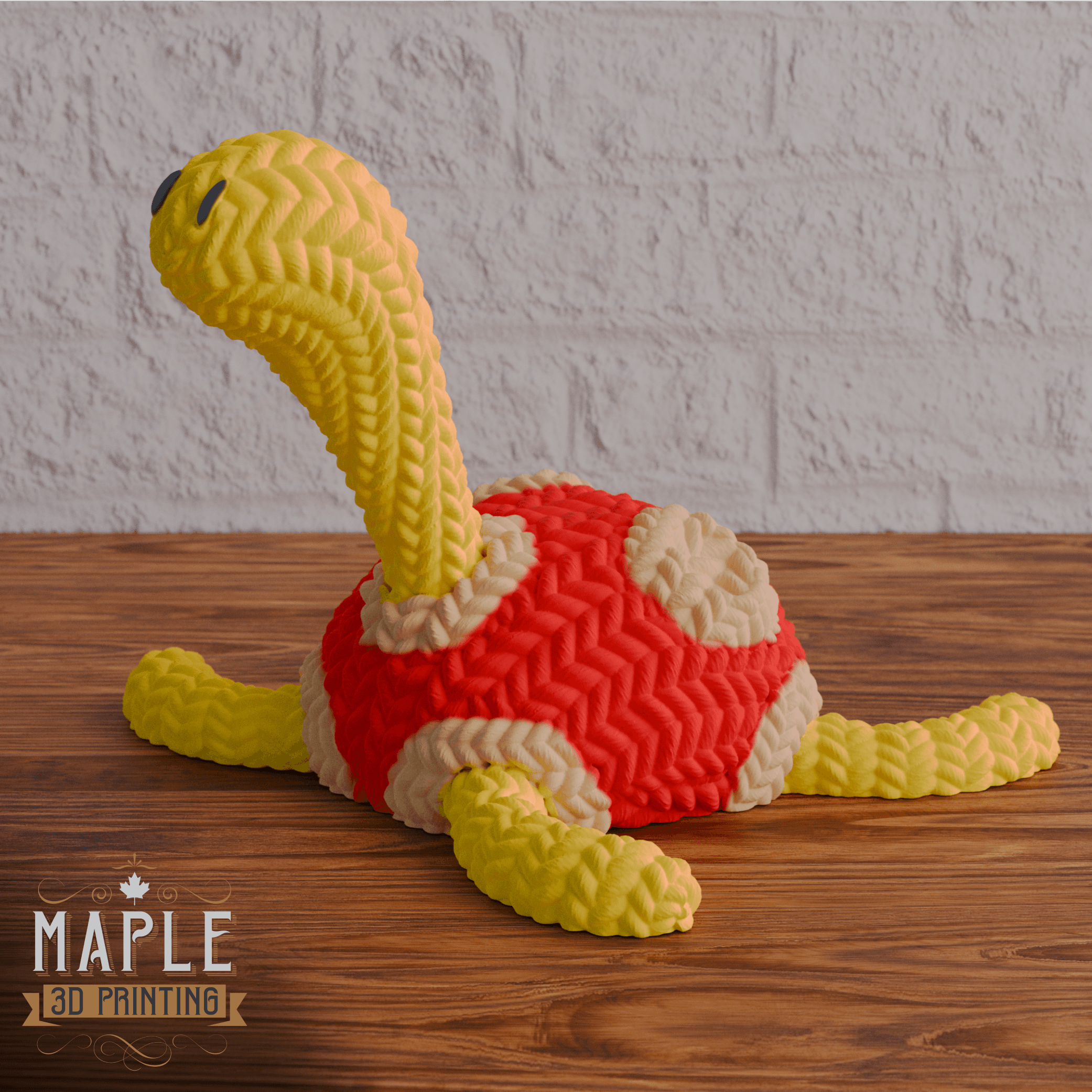 Knit Shuckle - Pokemon - Print in Place 3d model