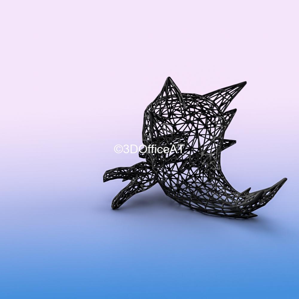 #093 Haunter Pokemon Wiremon Figure 3d model