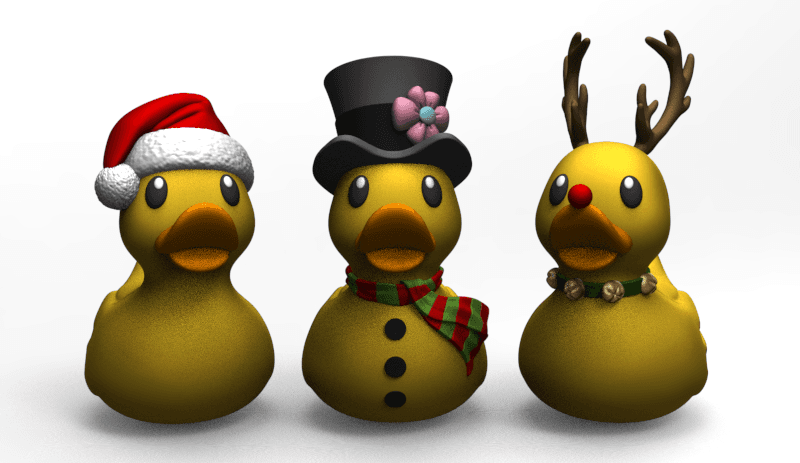 Rudolph Rubber Duckie 3d model