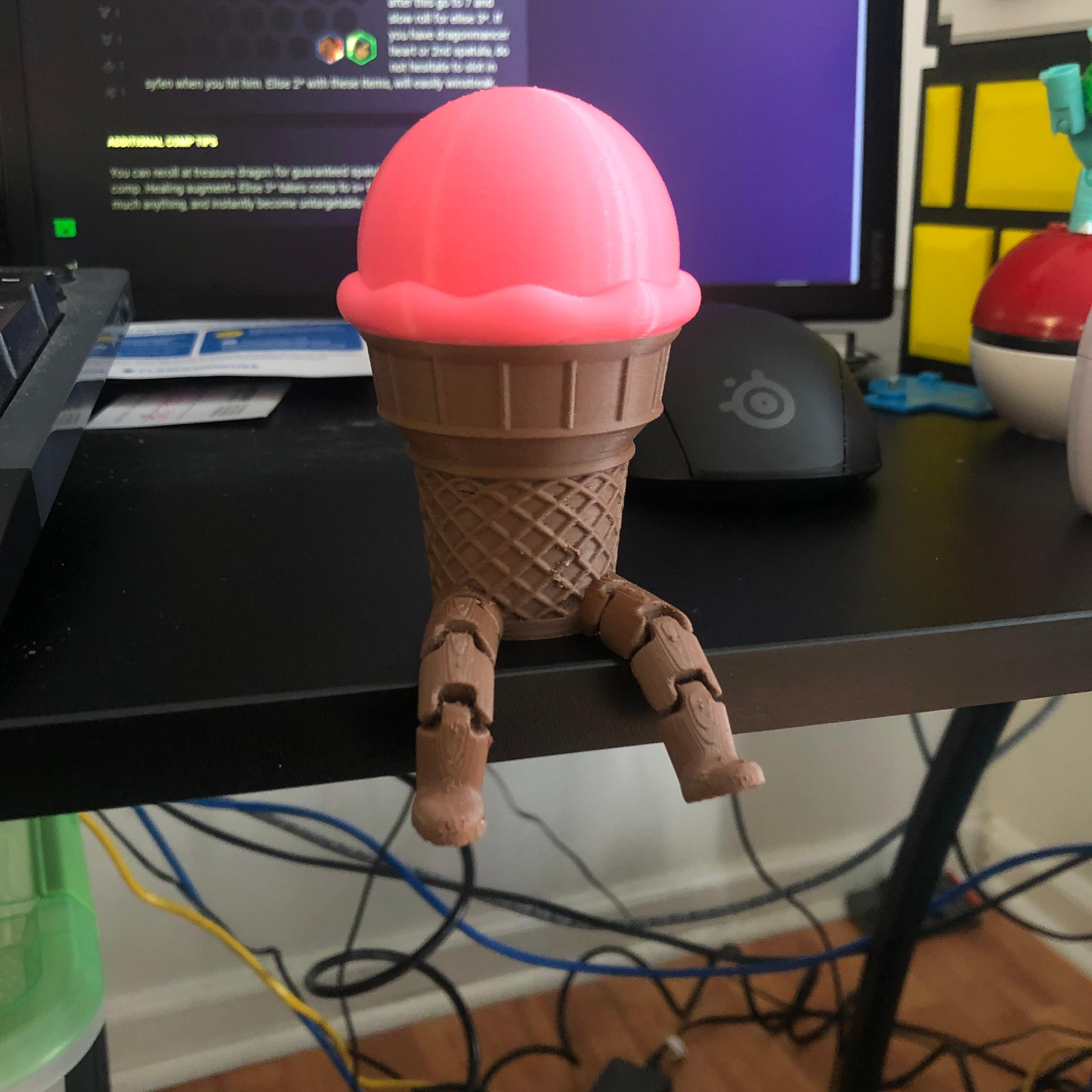 Ice Cream Dude 3d model