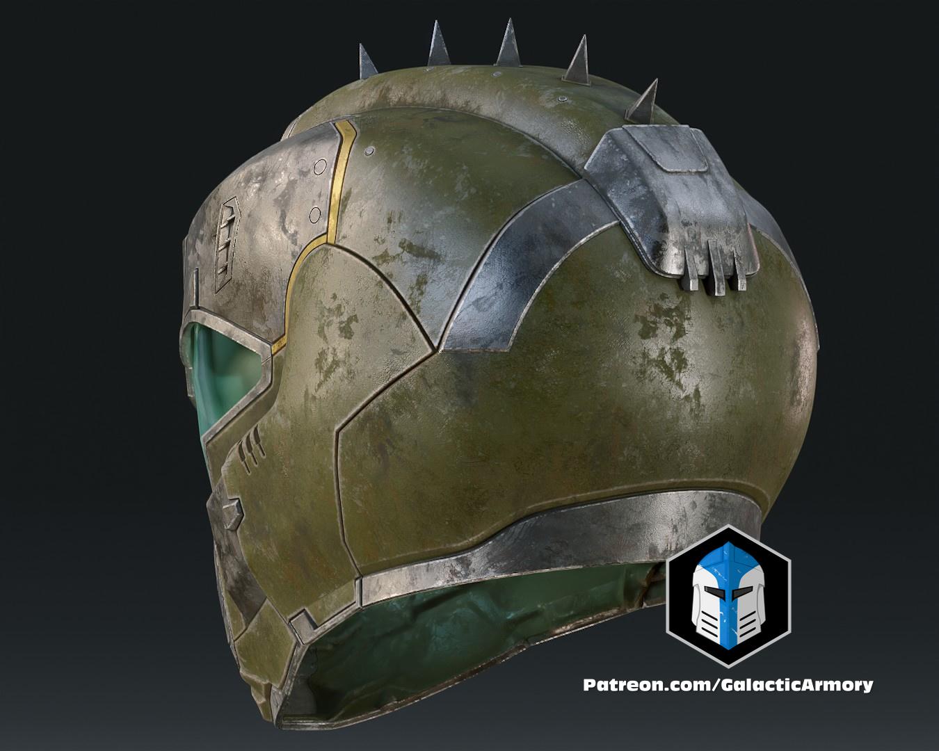 Doom Slayer Dark Ages Helmet - 3D Print Files 3d model