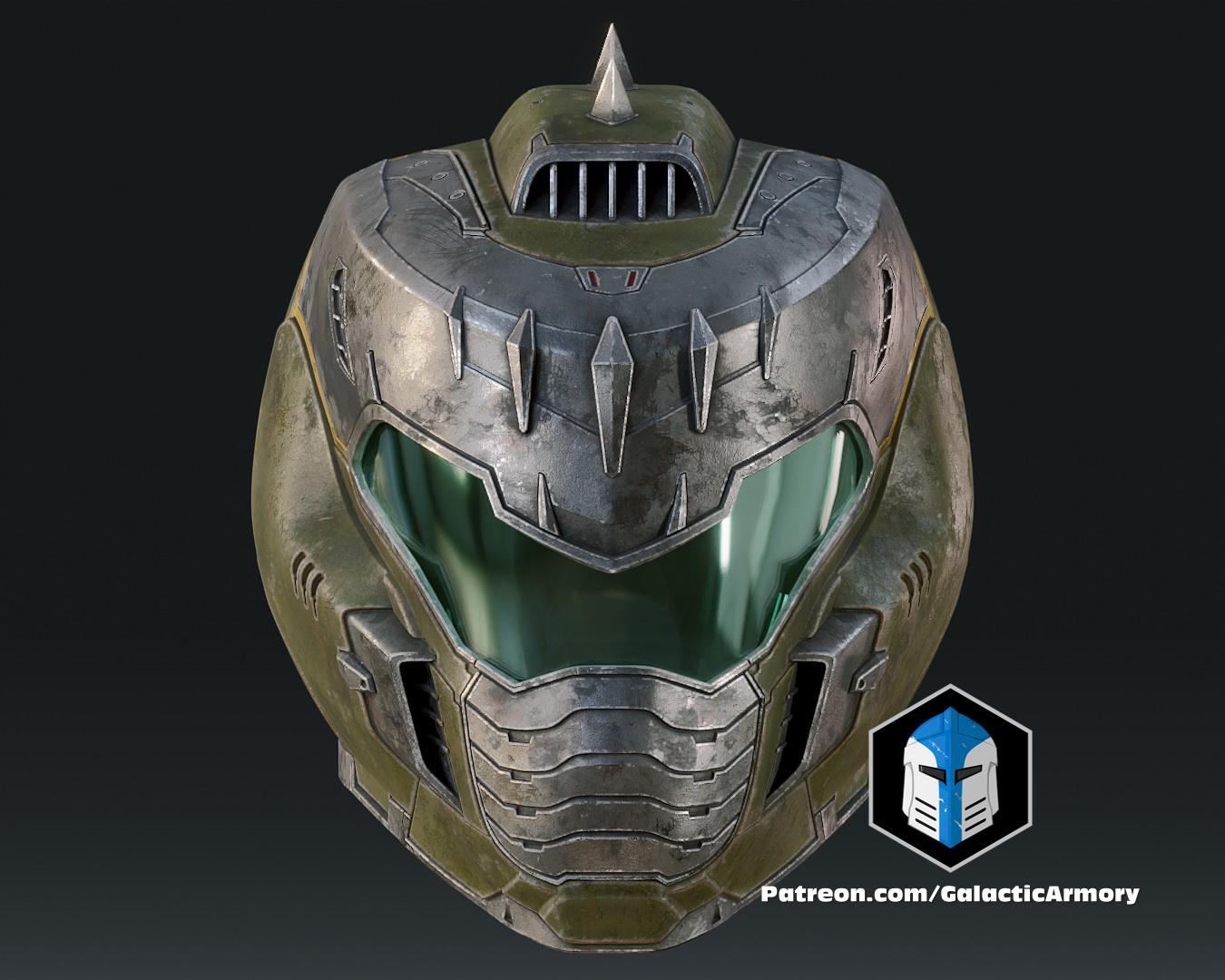 Doom Slayer Dark Ages Helmet - 3D Print Files 3d model