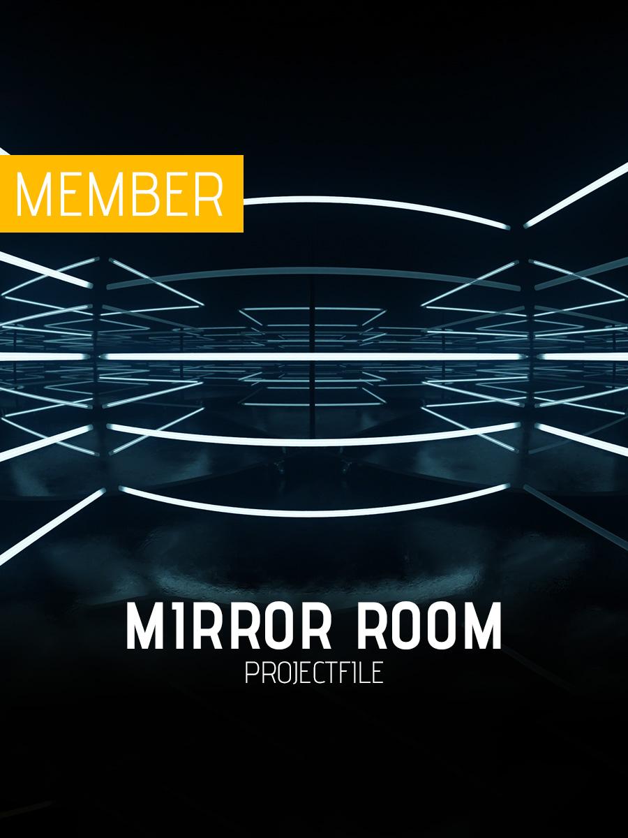 Mirror Room Rave Scene 3d model