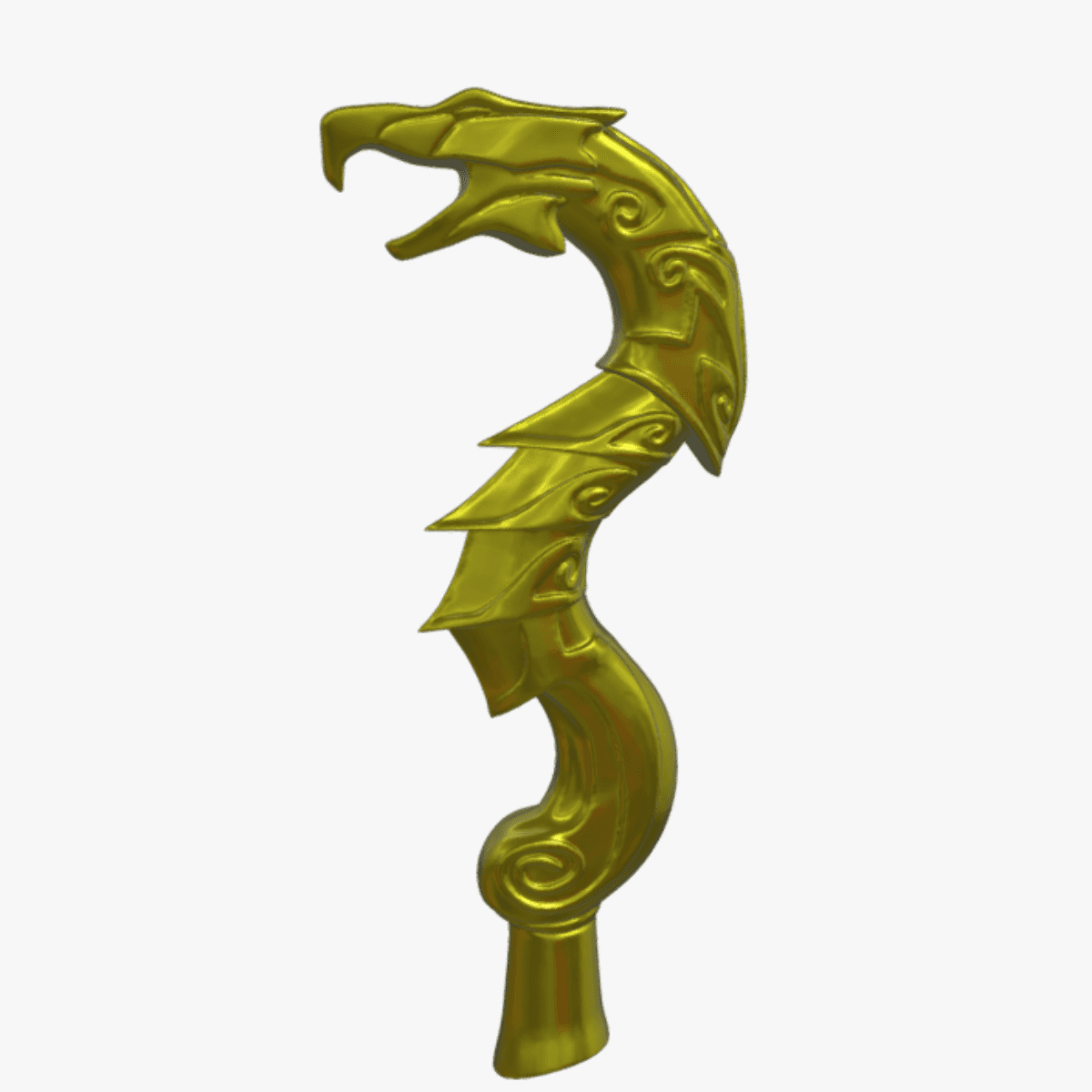 Skyrim Dragon Priest Staff 3d model