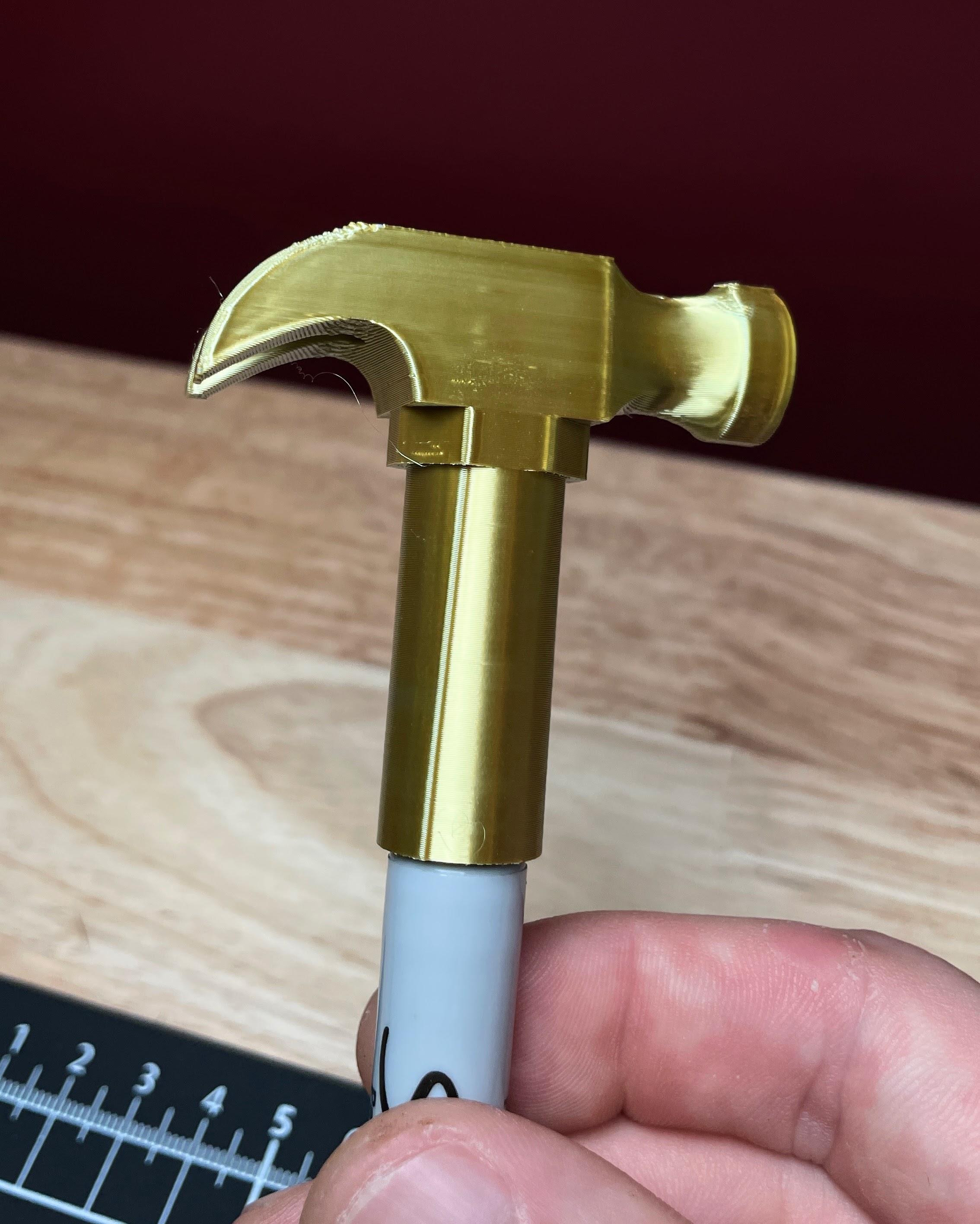 Hammer Sharpie Cap 3d model