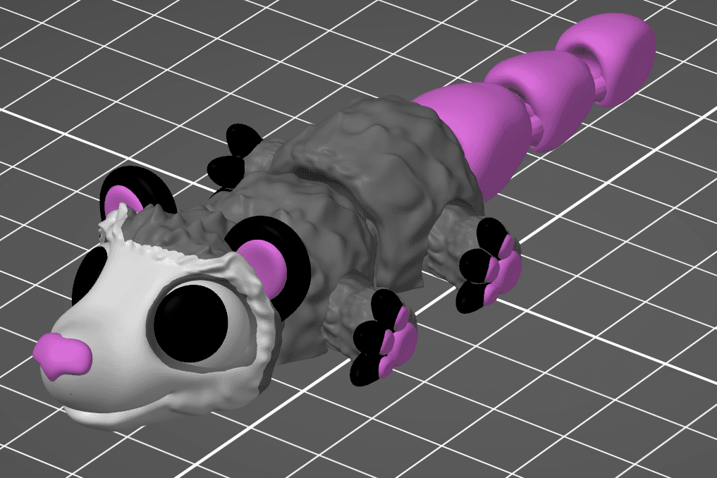 Billy Opossum 3d model