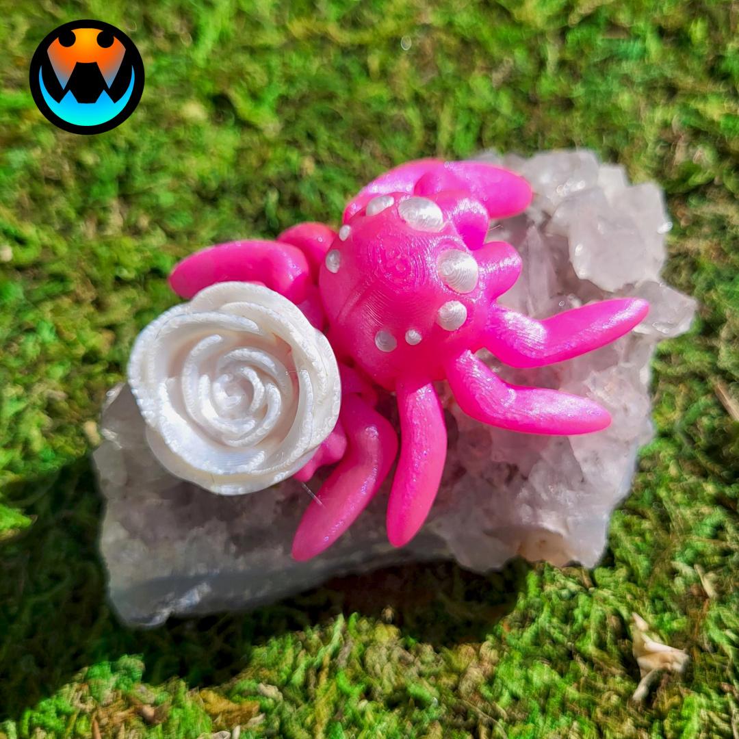 Rose Tiny Spider 3d model