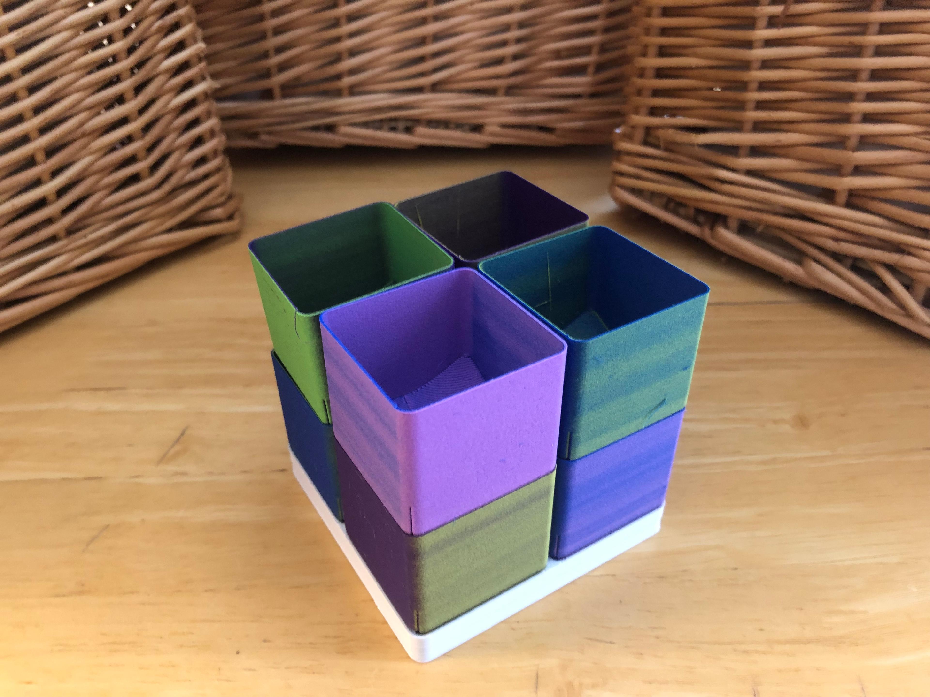 Spiralized Gridfinity Bins 3d model