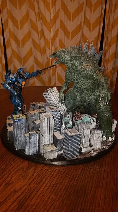 Godzilla vs Gypsy Avenger 3d model