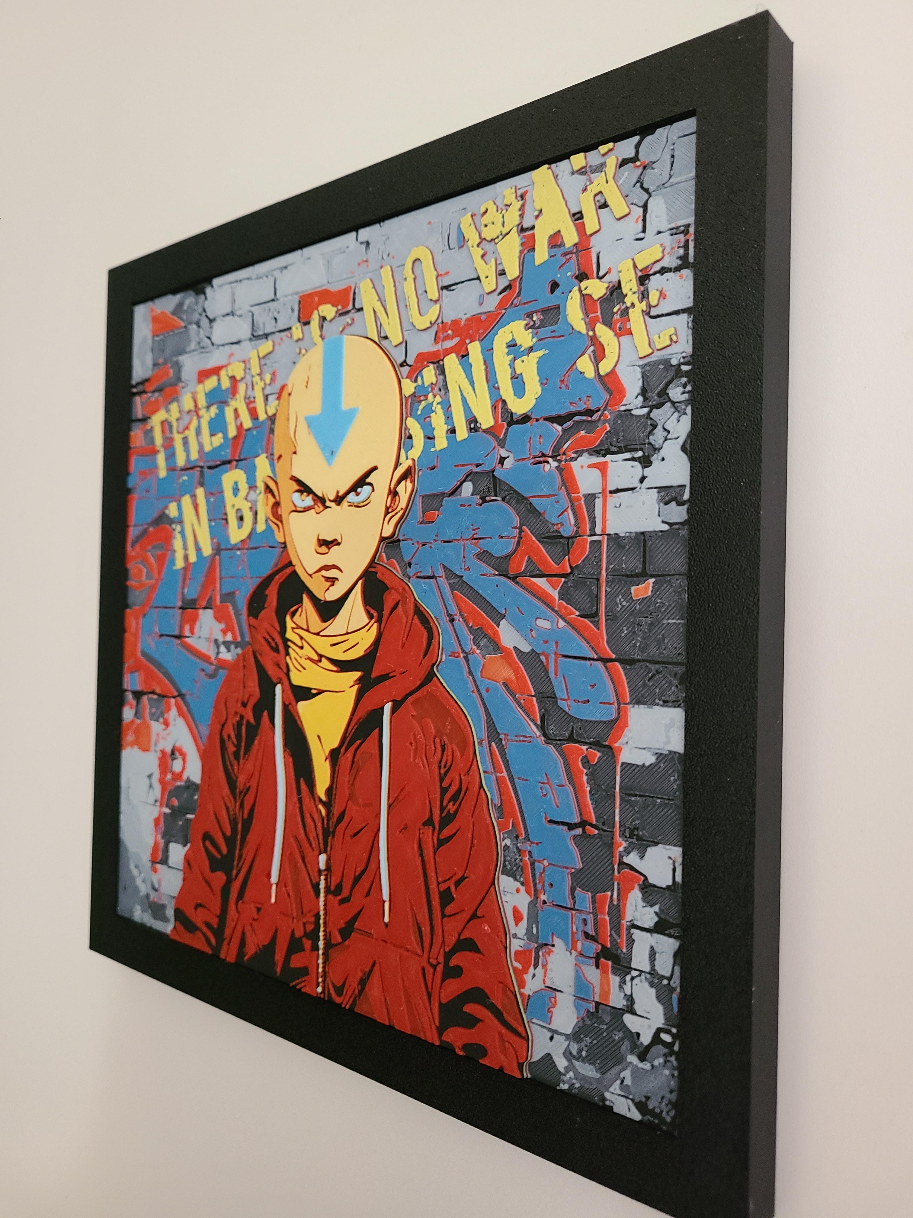 Airbender Graffiti - Filament Painting  3d model