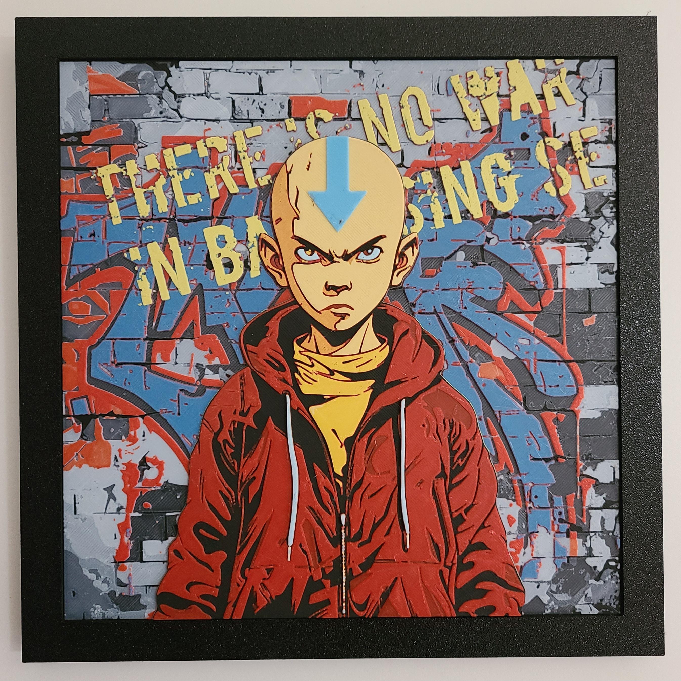 Airbender Graffiti - Filament Painting  3d model