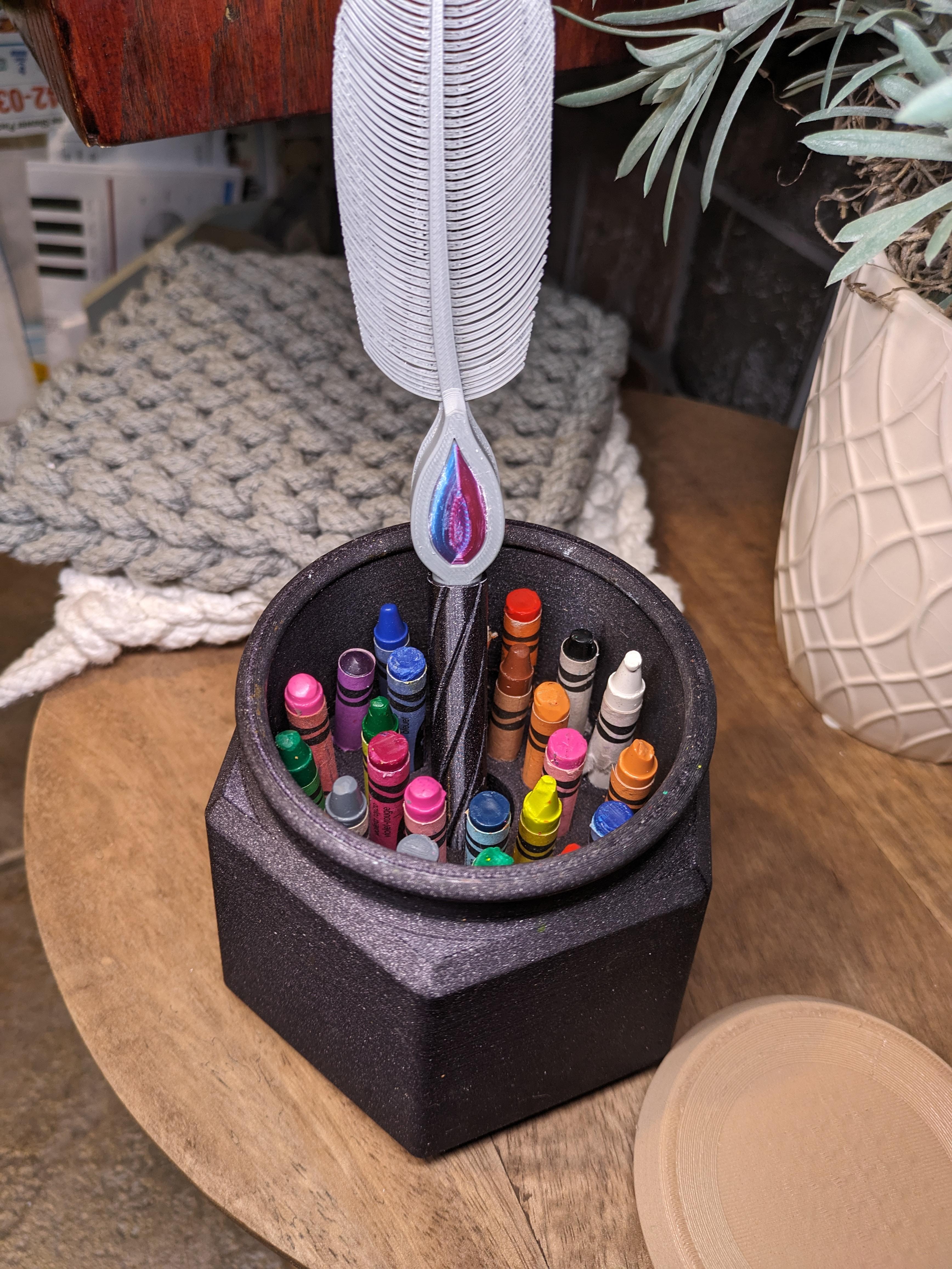 Crayon Jar (For Crayon Quill) 3d model