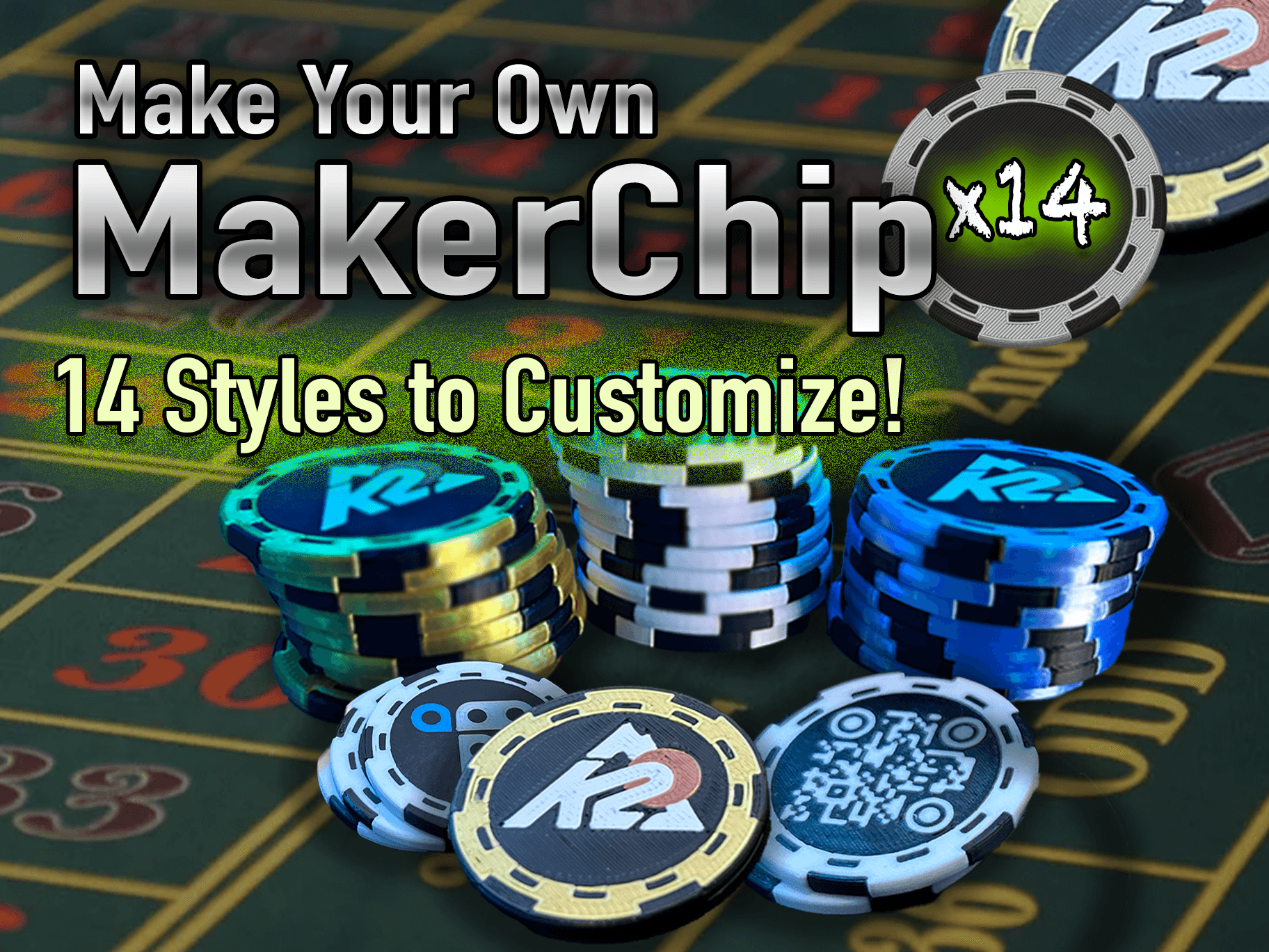 MakerChip Starter Pack - Make your Own Maker Chip 3d model