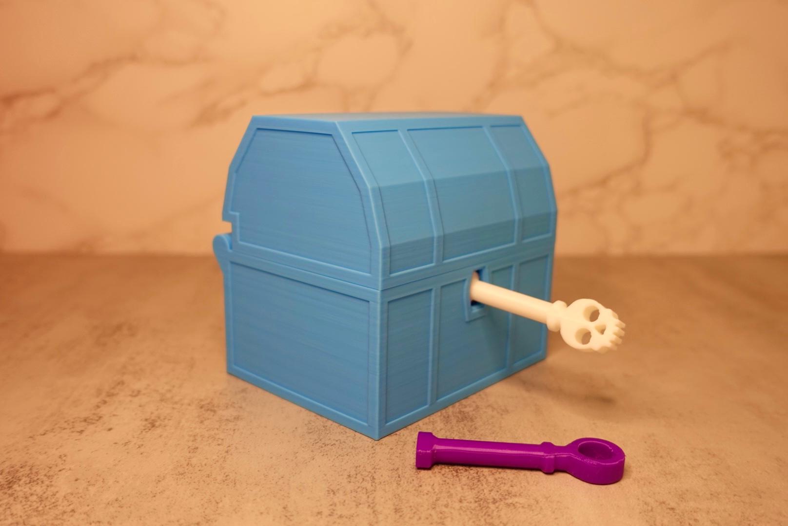 Treasure Chest (Key Lock) 3d model