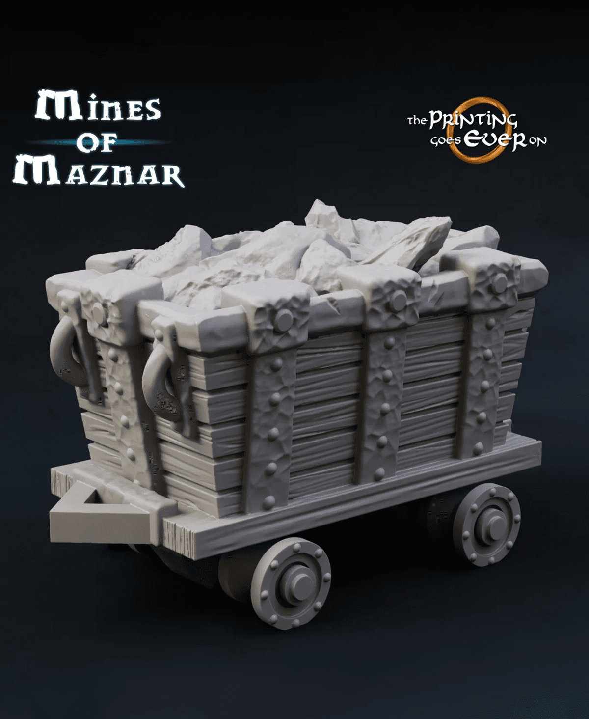 Dwarven Minecart 3d model