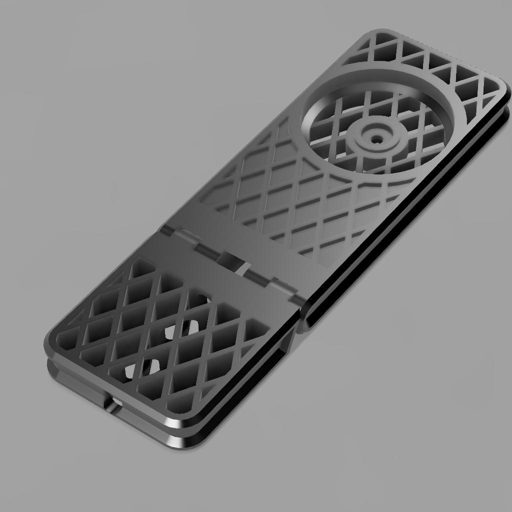 Print in Place Quadlock Mag Phone Stand - Argyle 3d model