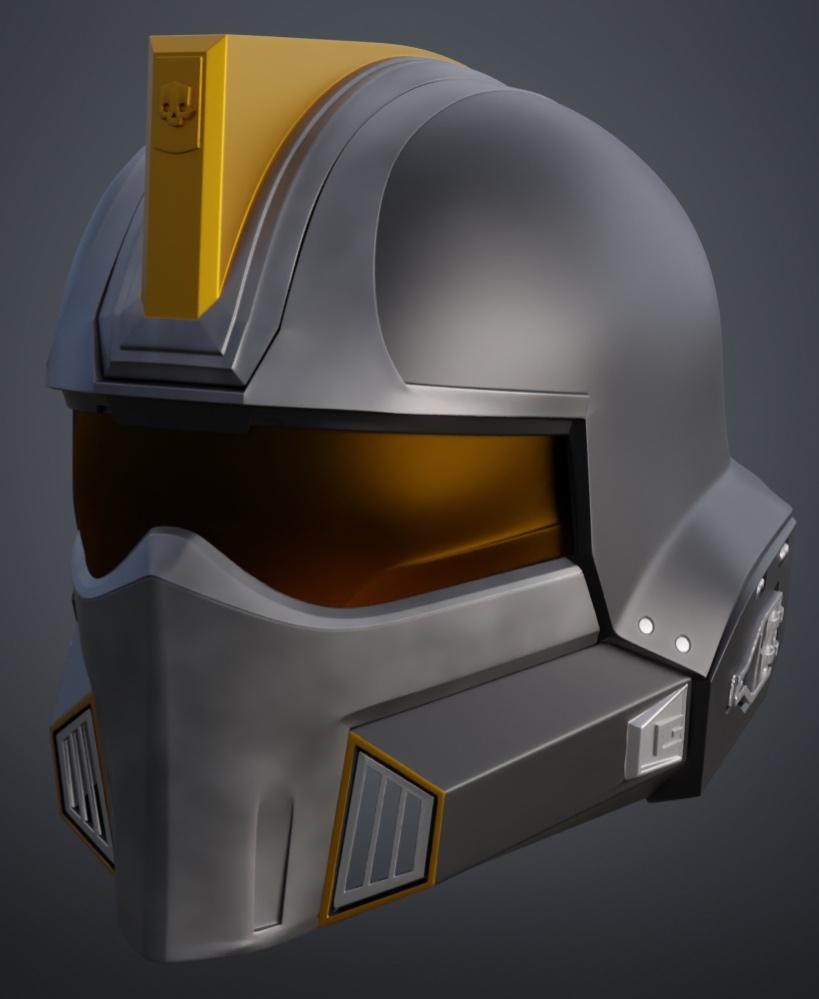 Helldivers 2 DP-40 Helmet 3d model