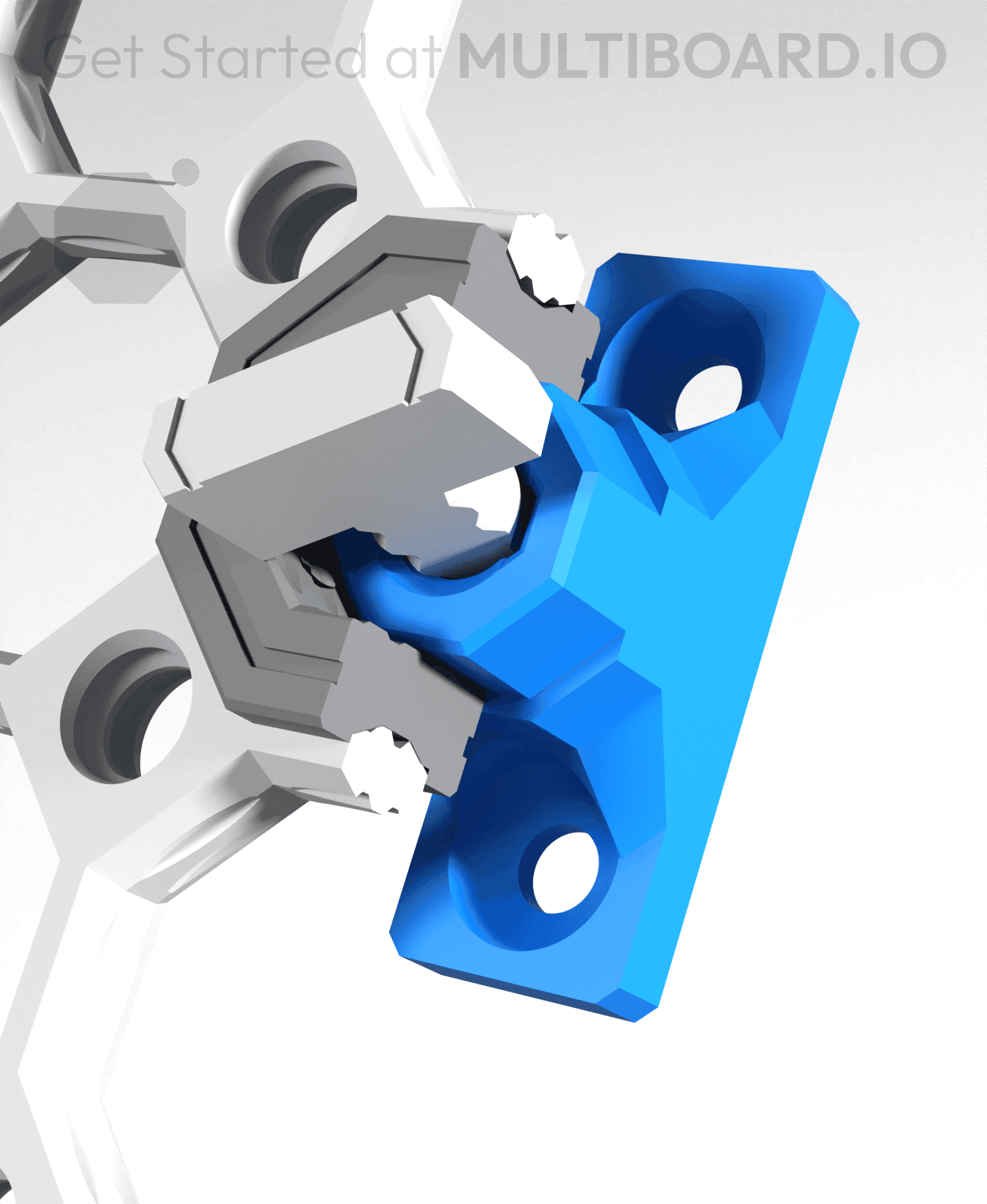 15 mm - Bolt-Lock Mount 3d model