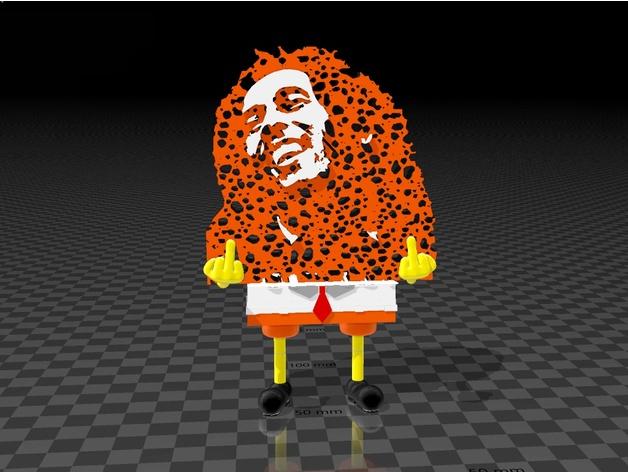 spongebob-marley 3d model