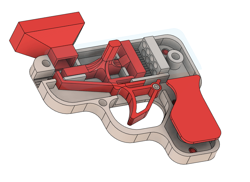 TicTac Blaster (8 Springs) 3d model