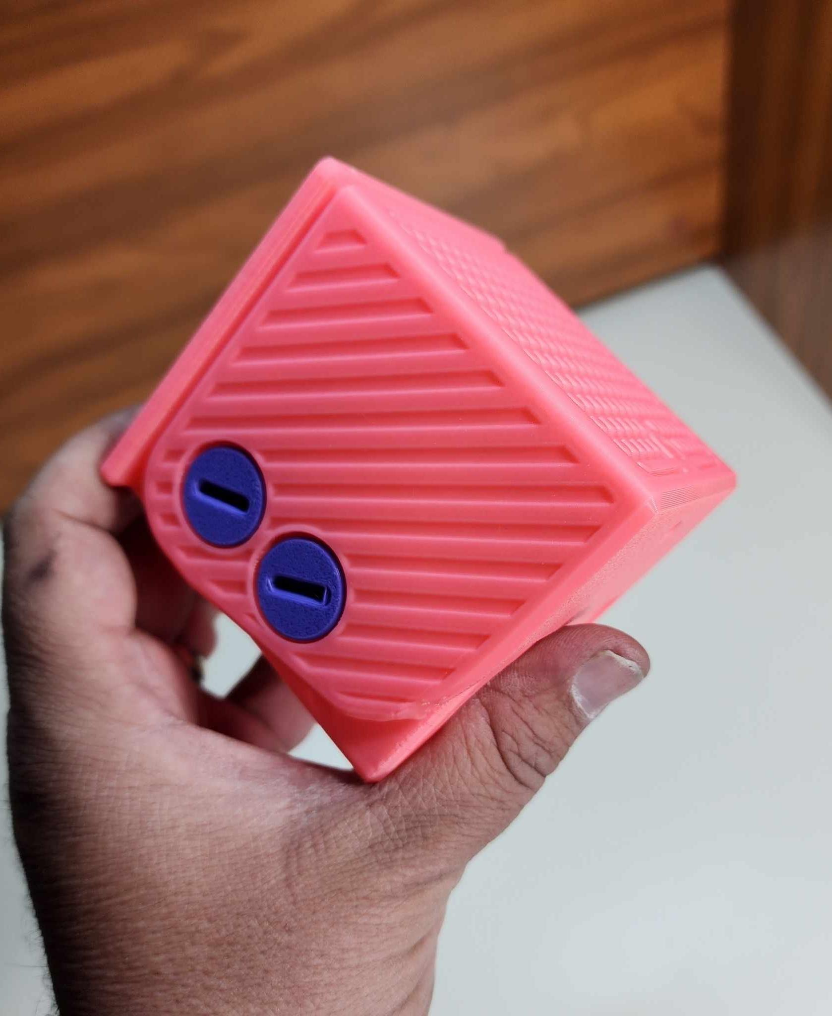 Mini Annoying Cash Gift Box  - Pink and purple, great combo!
 - 3d model