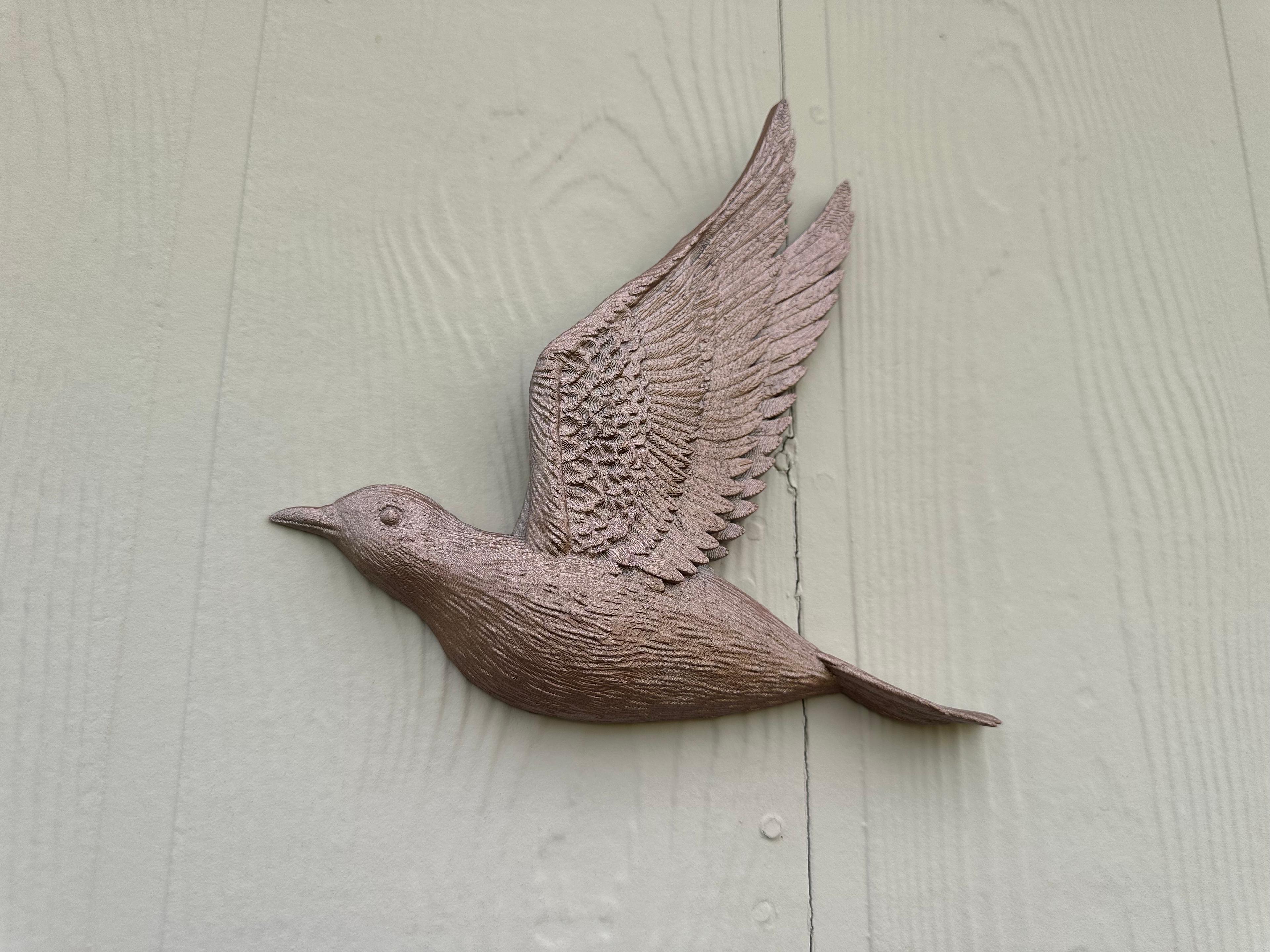 Birds in Flight: Three beautiful wall-mounted bird sculptures 3d model