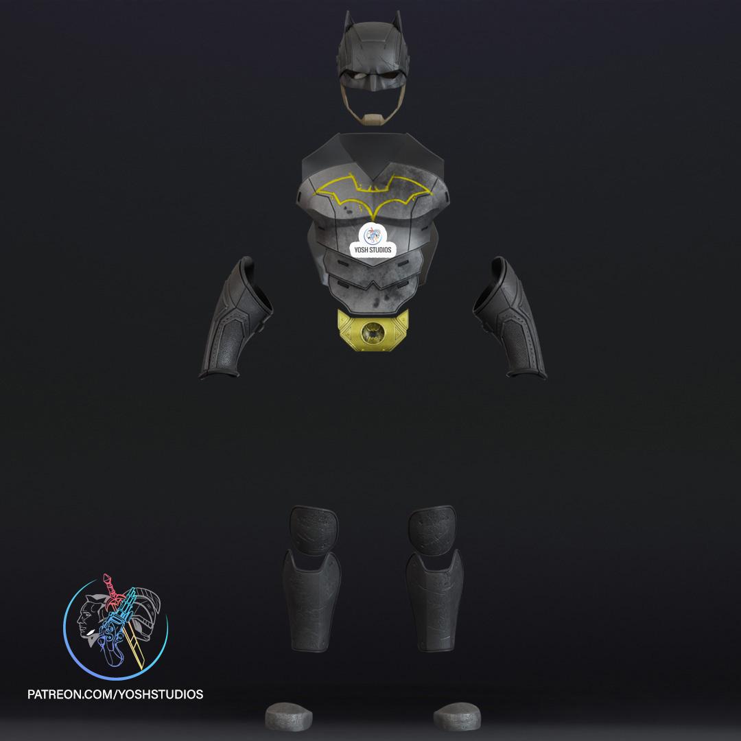 Dark Detective Armor 3D Printable File STL 3d model