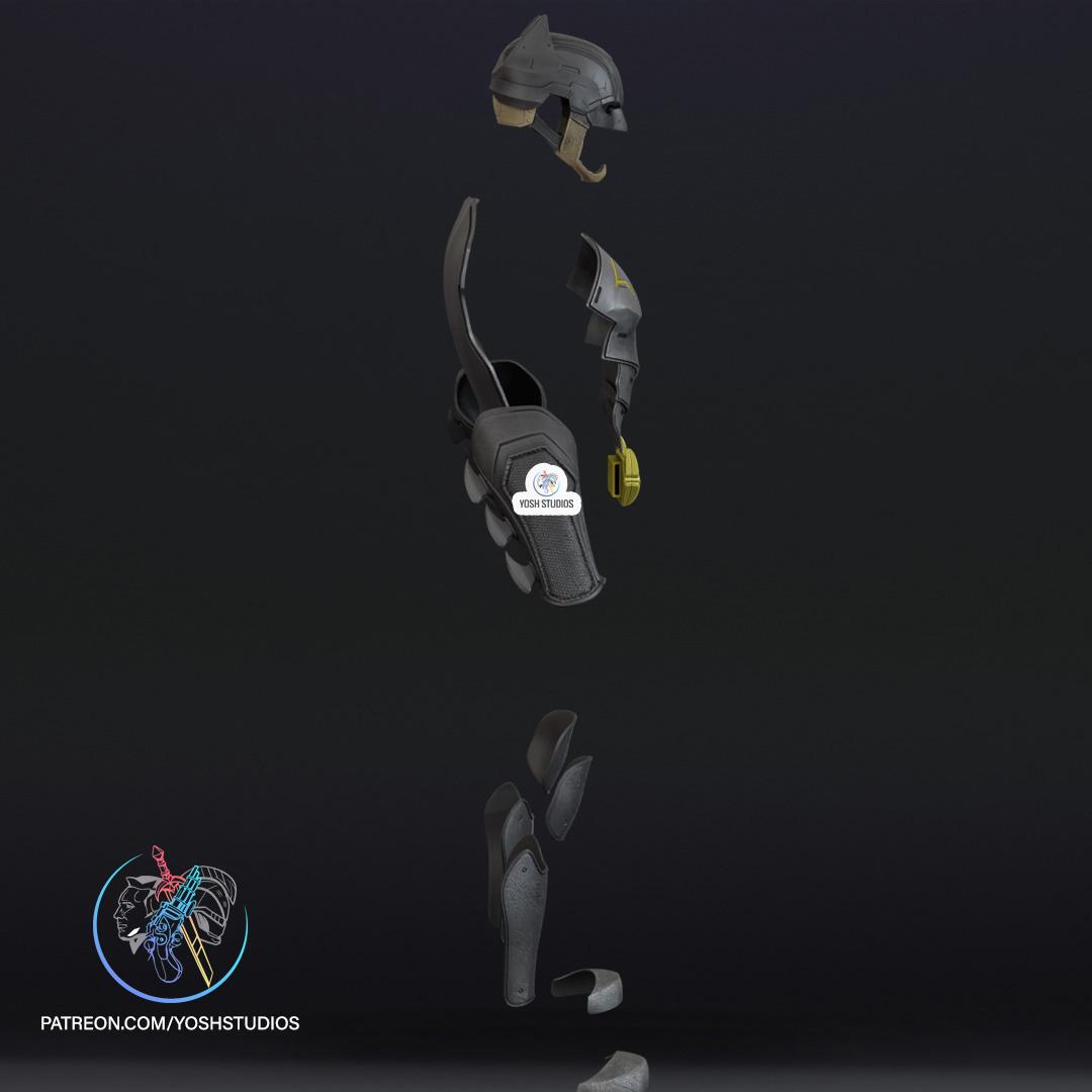 Dark Detective Armor 3D Printable File STL 3d model