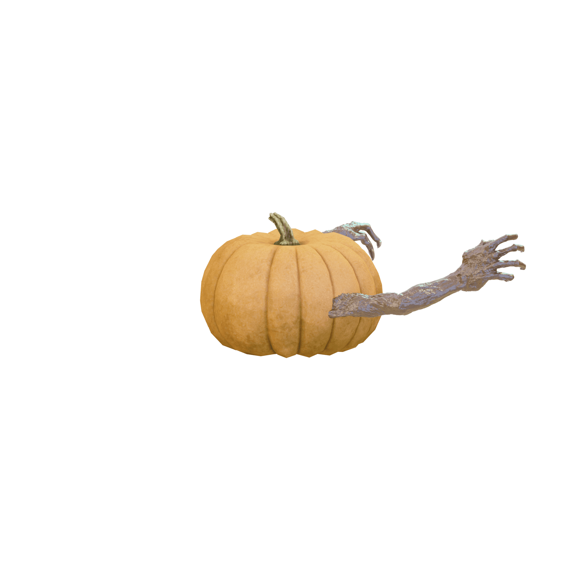 Mr Pumpkin Head Arms 1 3d model