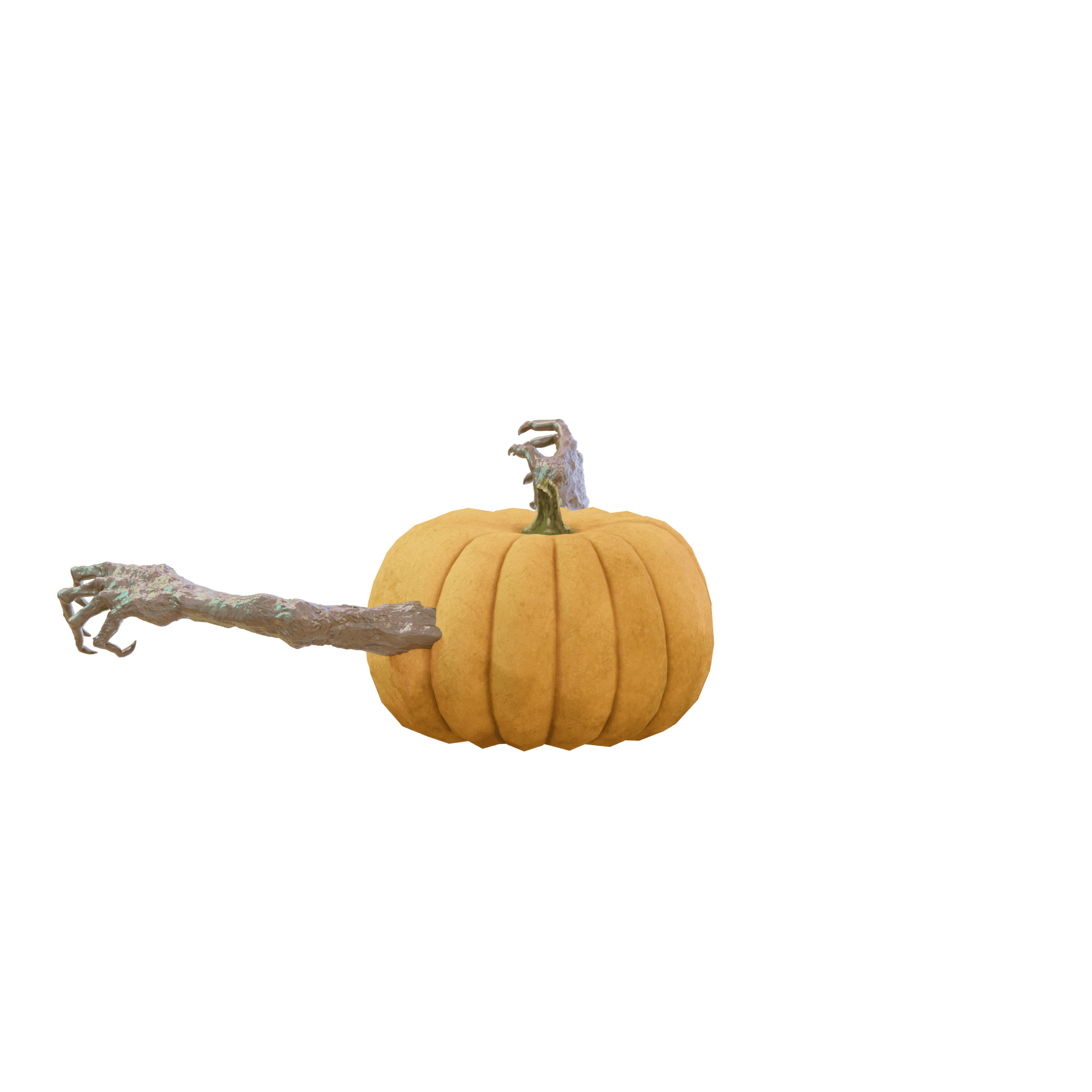 Mr Pumpkin Head Arms 1 3d model