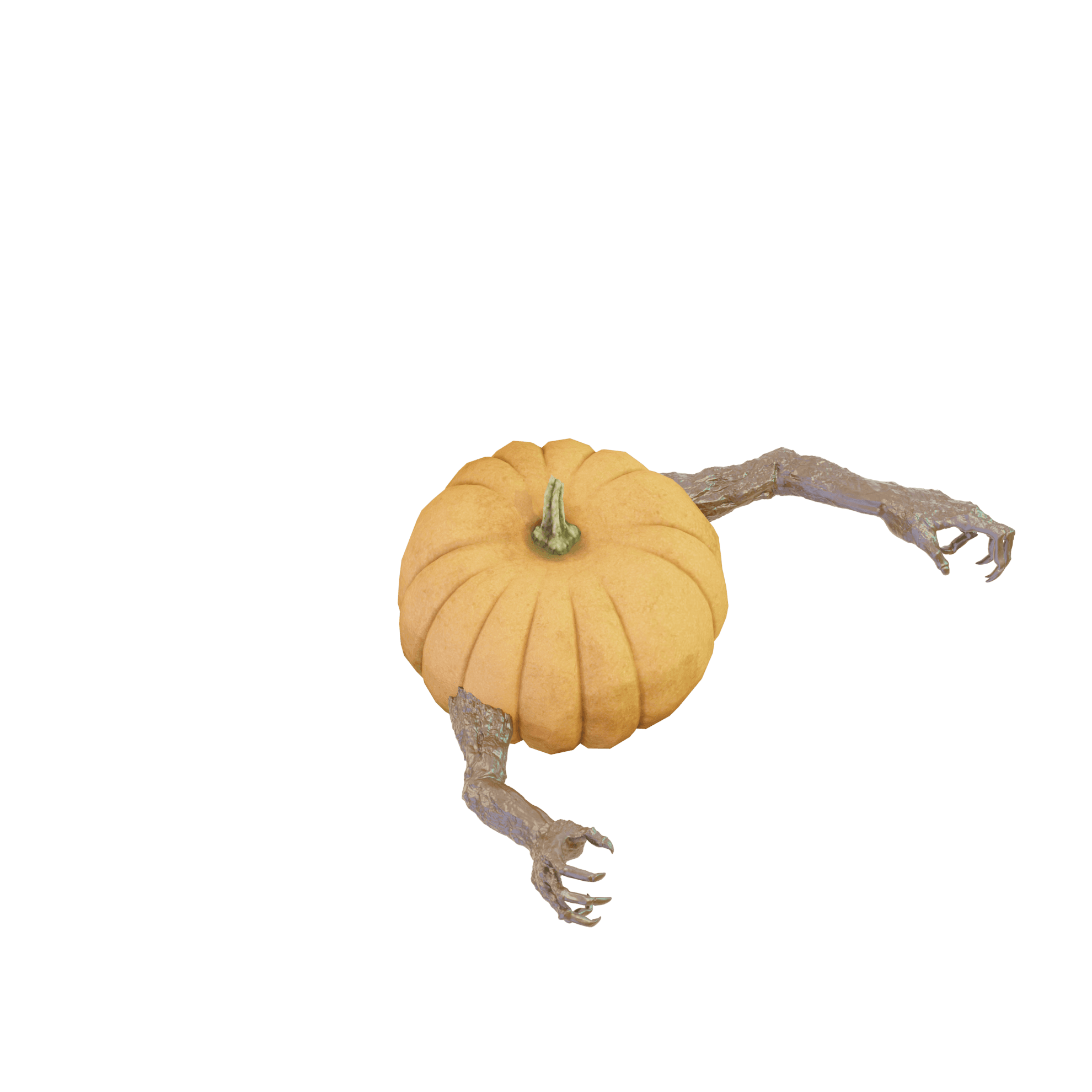 Mr Pumpkin Head Arms 1 3d model