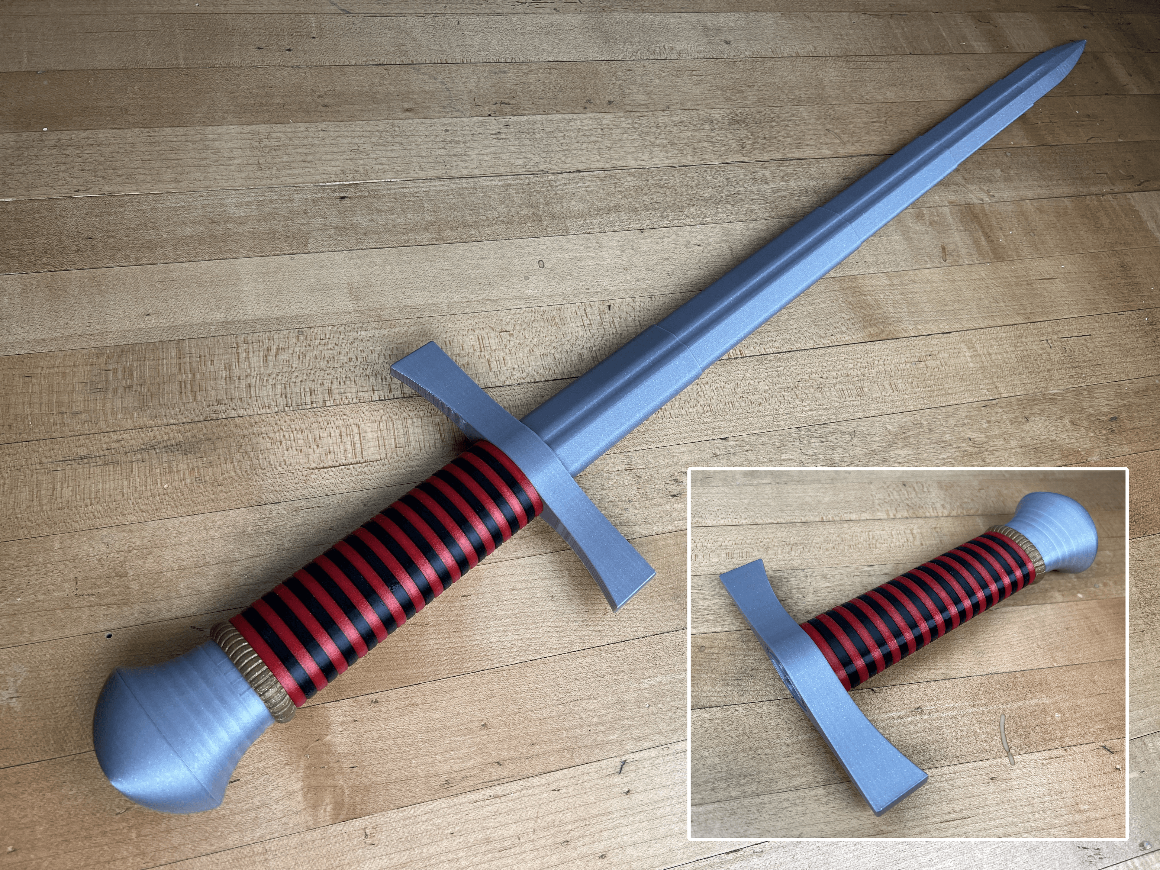 Collapsing Broadsword v2 Multi-Color 3d model