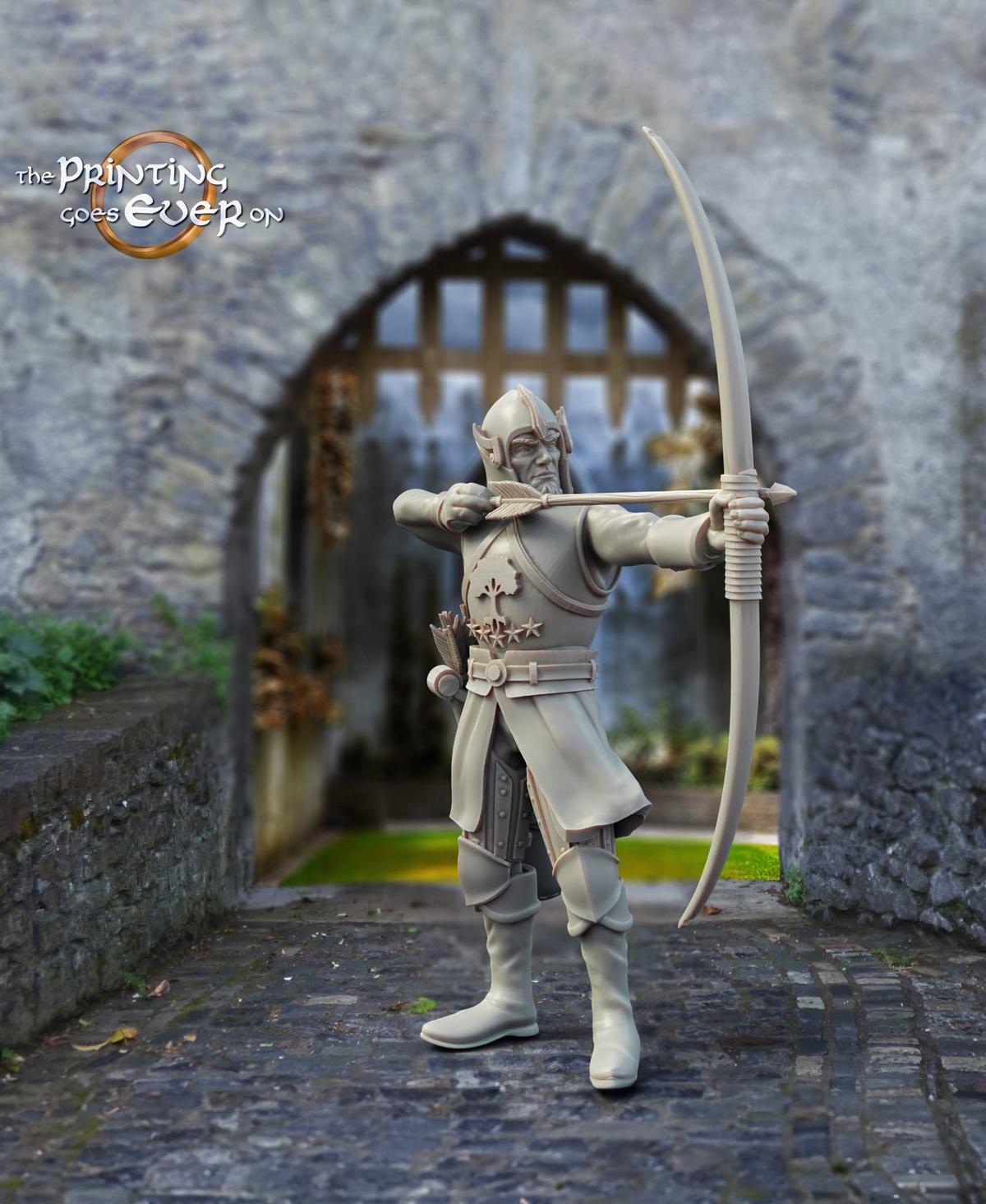 Gonthan Archers - 3 Poses 3d model