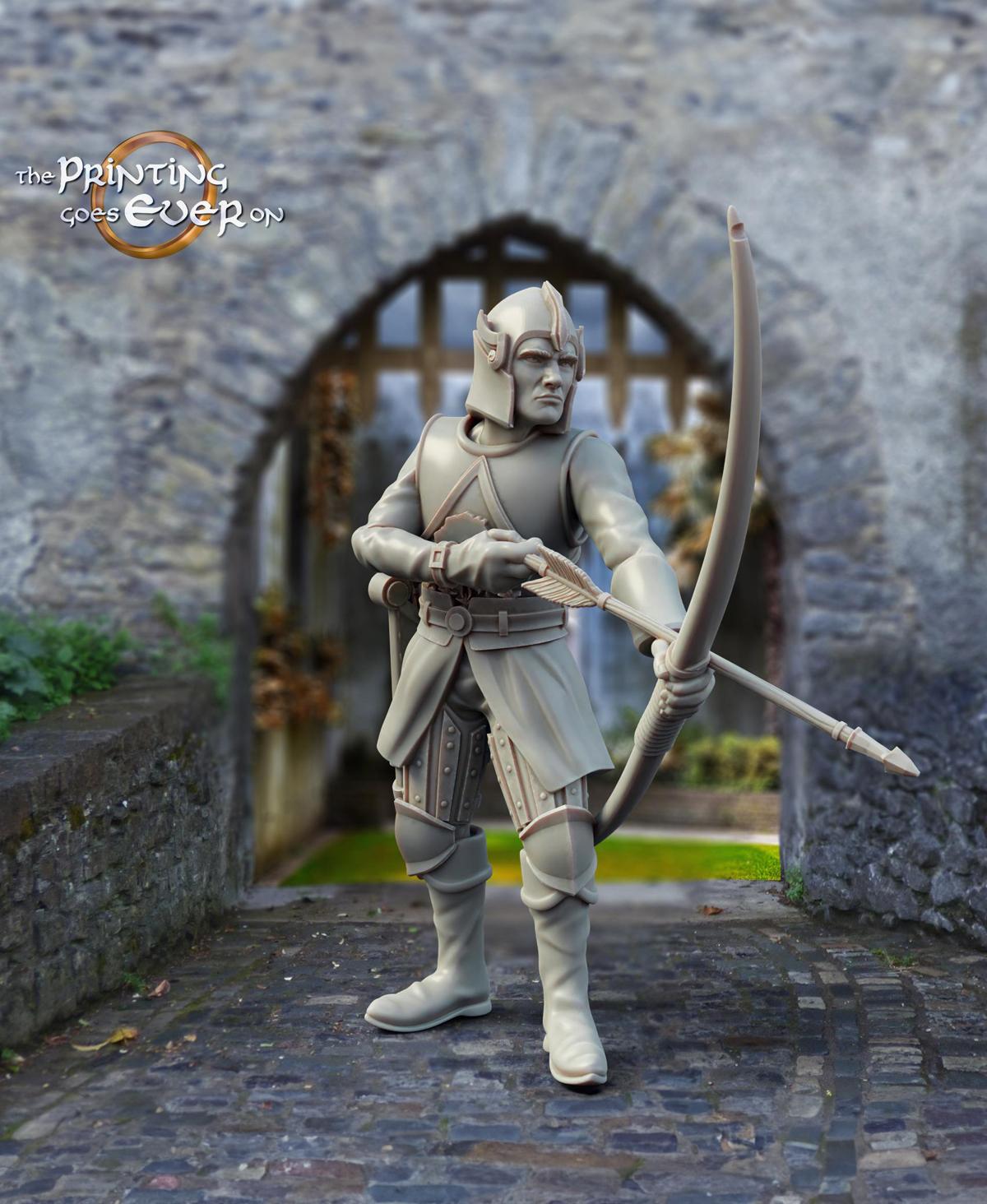 Gonthan Archers - 3 Poses 3d model