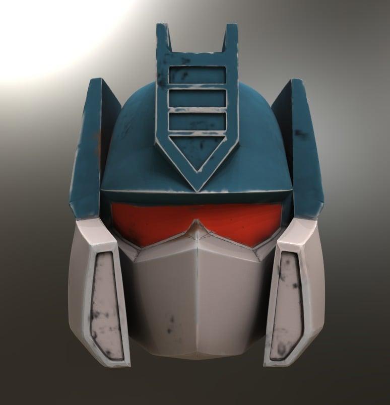 Soundwave Helmet Generation 1 3d model