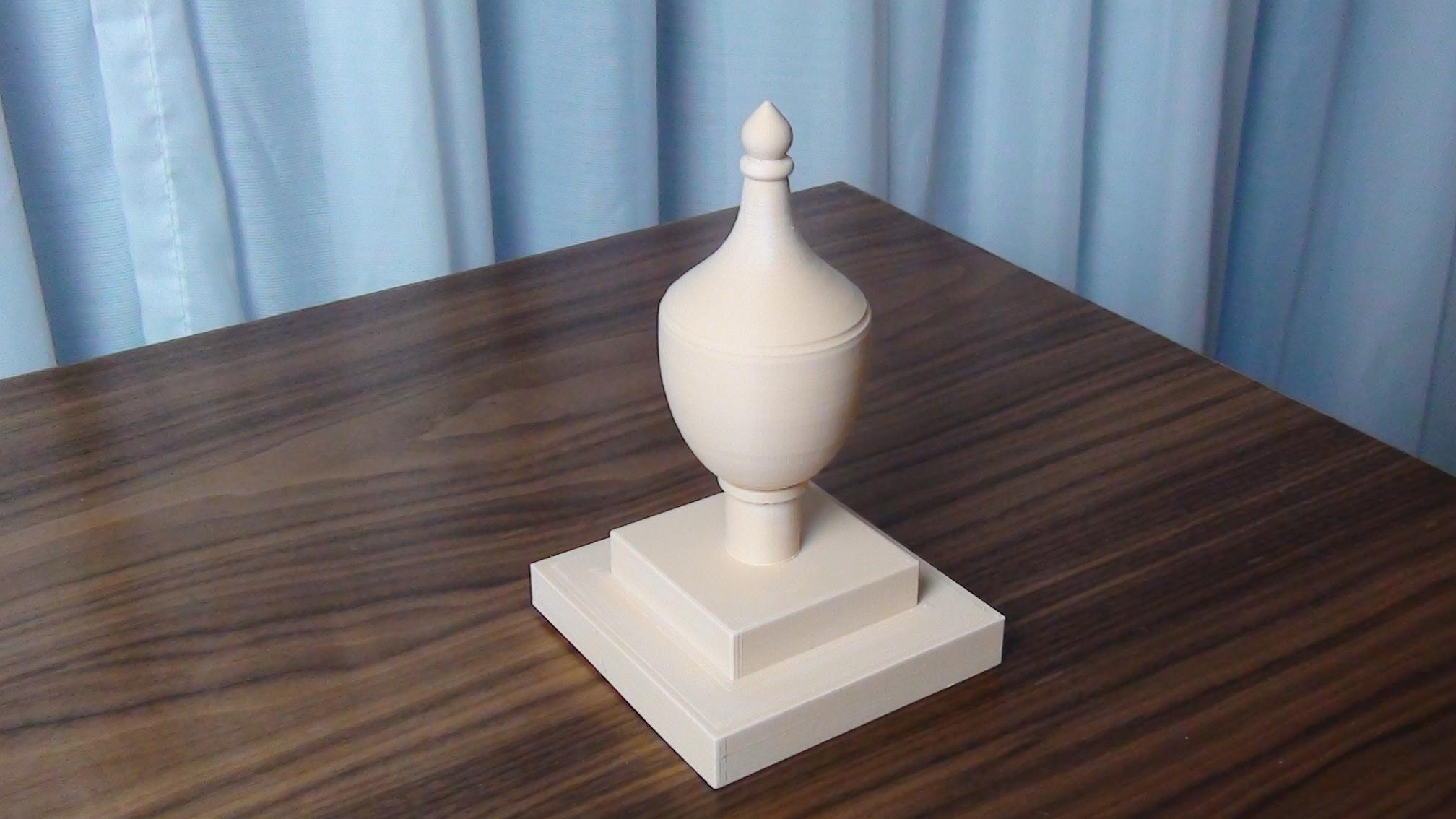 Finial statute 3d model