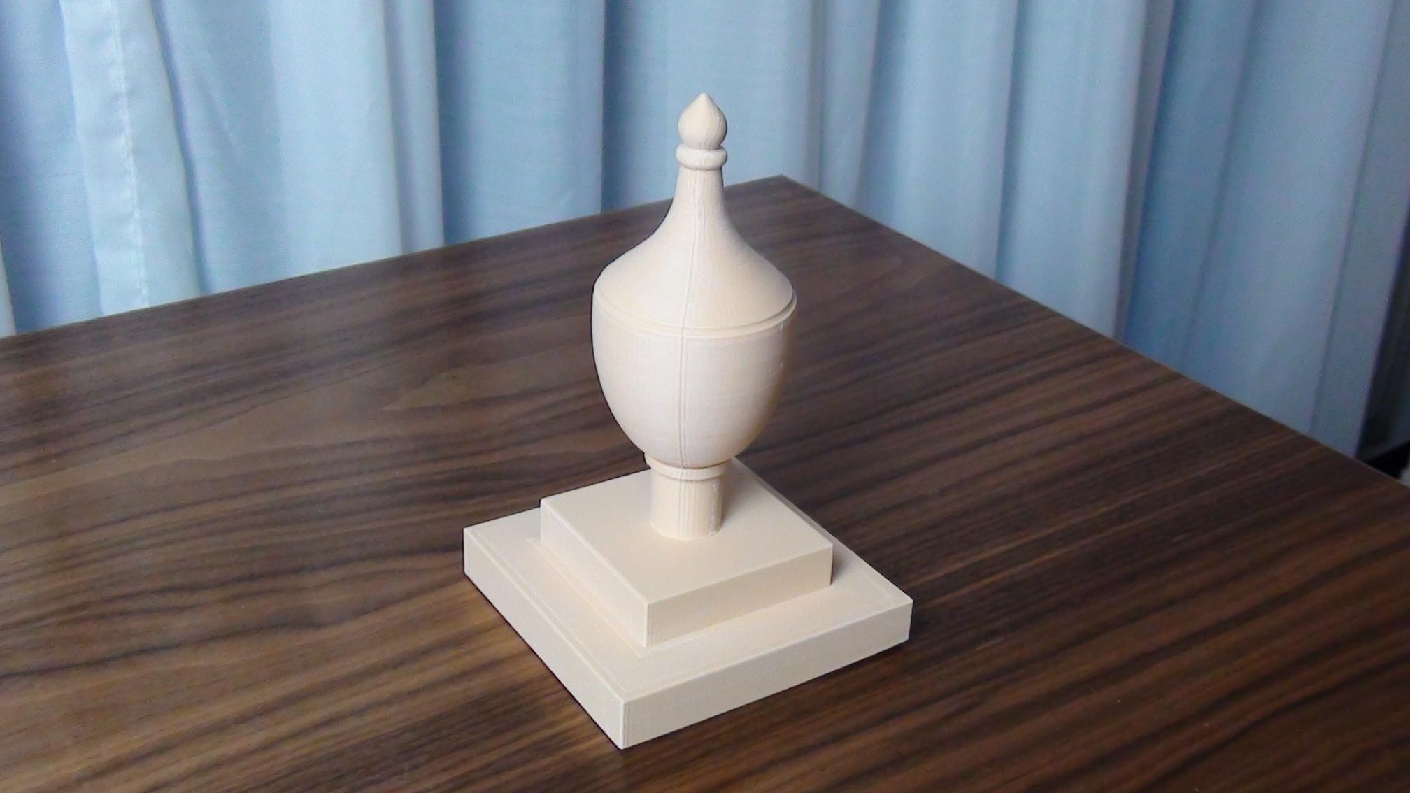 Finial statute 3d model