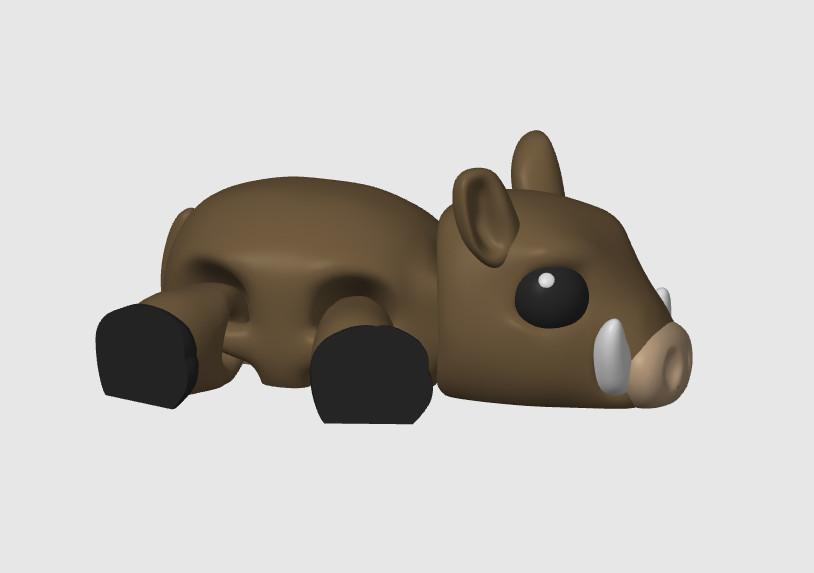 Warthog Fidget 3d model