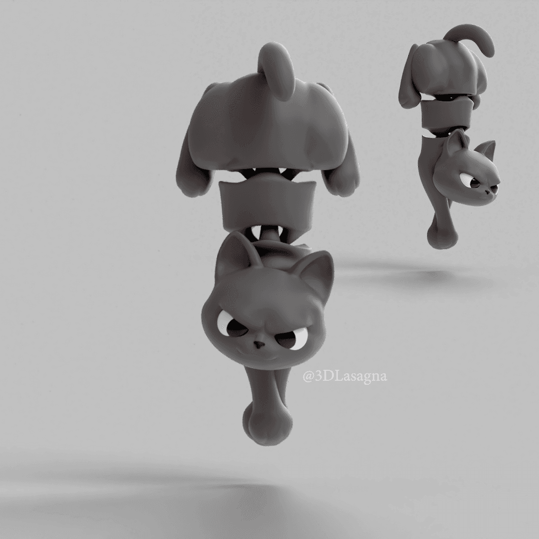 3DL Flexi Cat #2 3d model