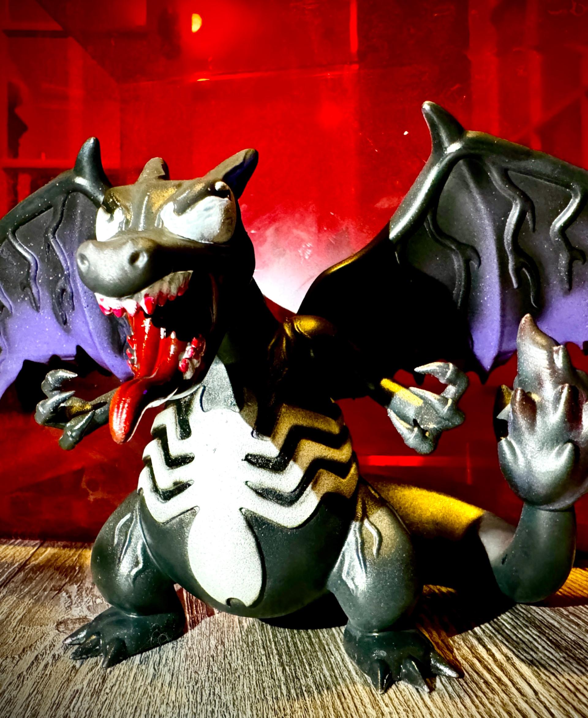 Venom Charizard - My first make!  - 3d model