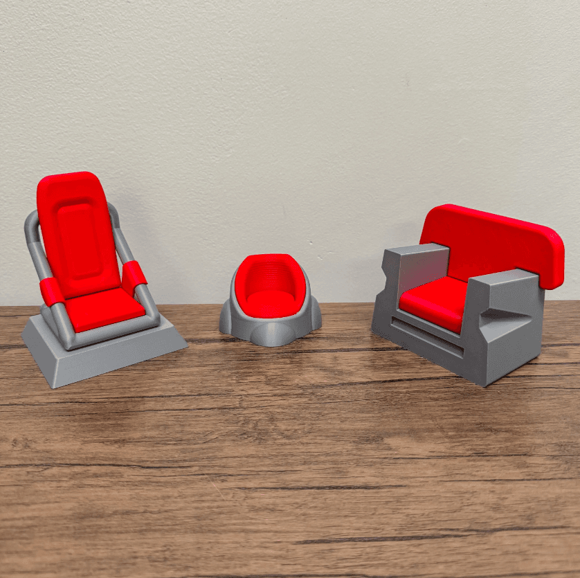 Obi Jedi Council Chair 3d model