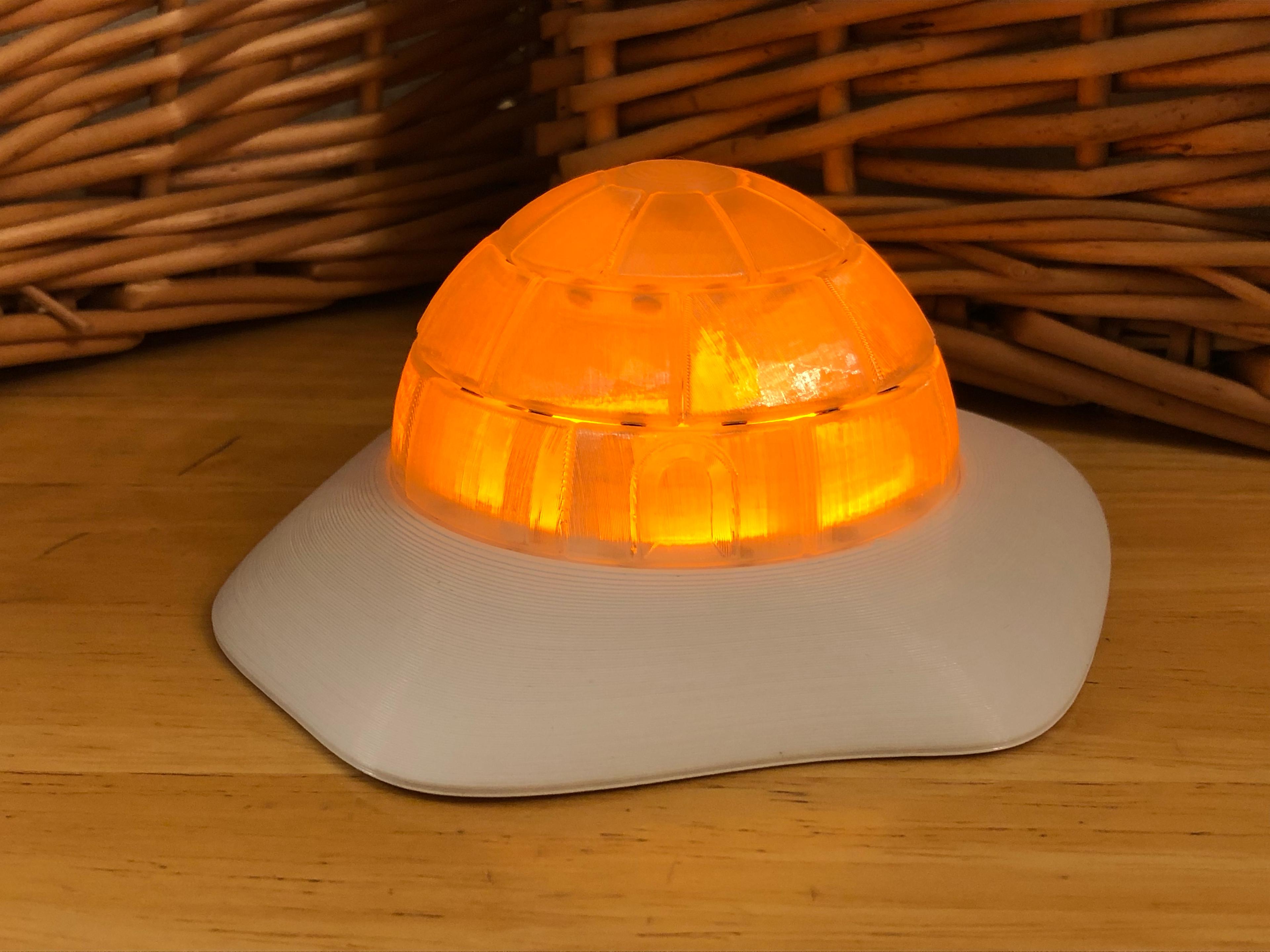 Interactive Glowing Igloo Lamp 3d model