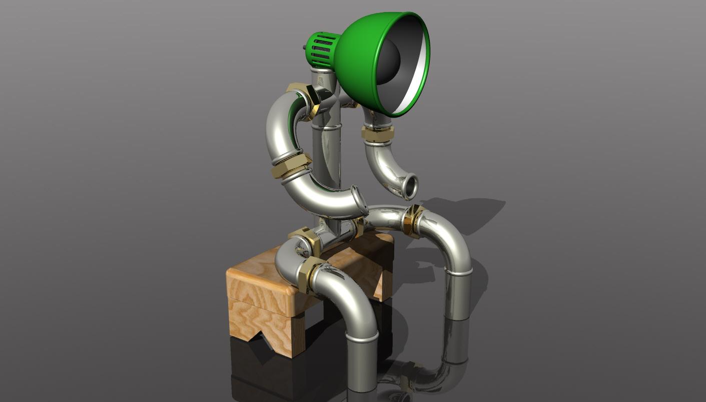 MetalArtLamp02.stl 3d model