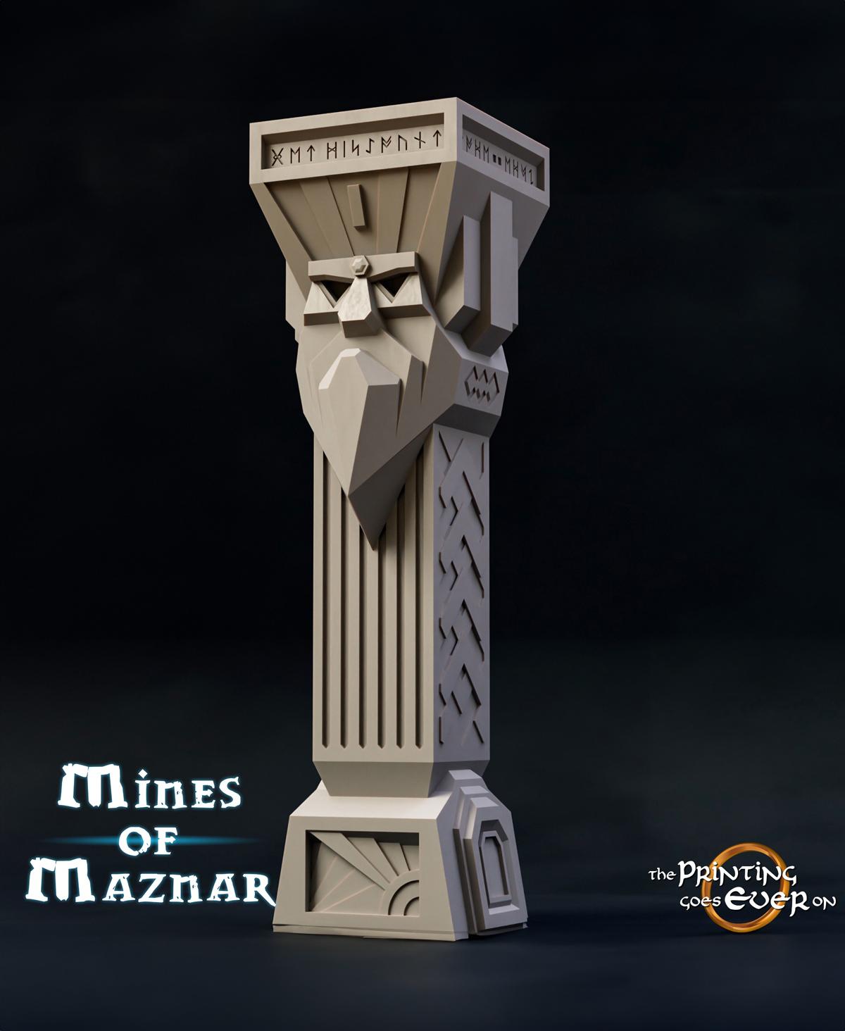 Dwarven Column - C 3d model