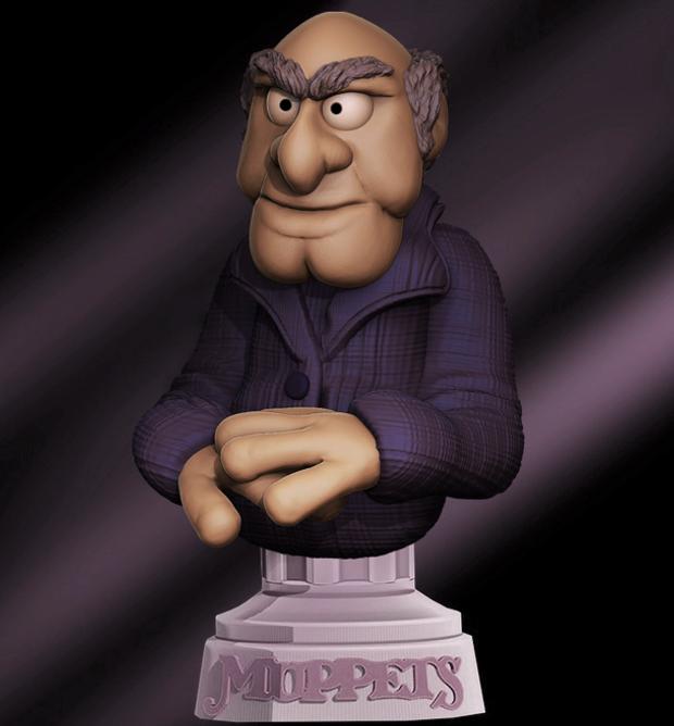 Statler from Muppets 3d model