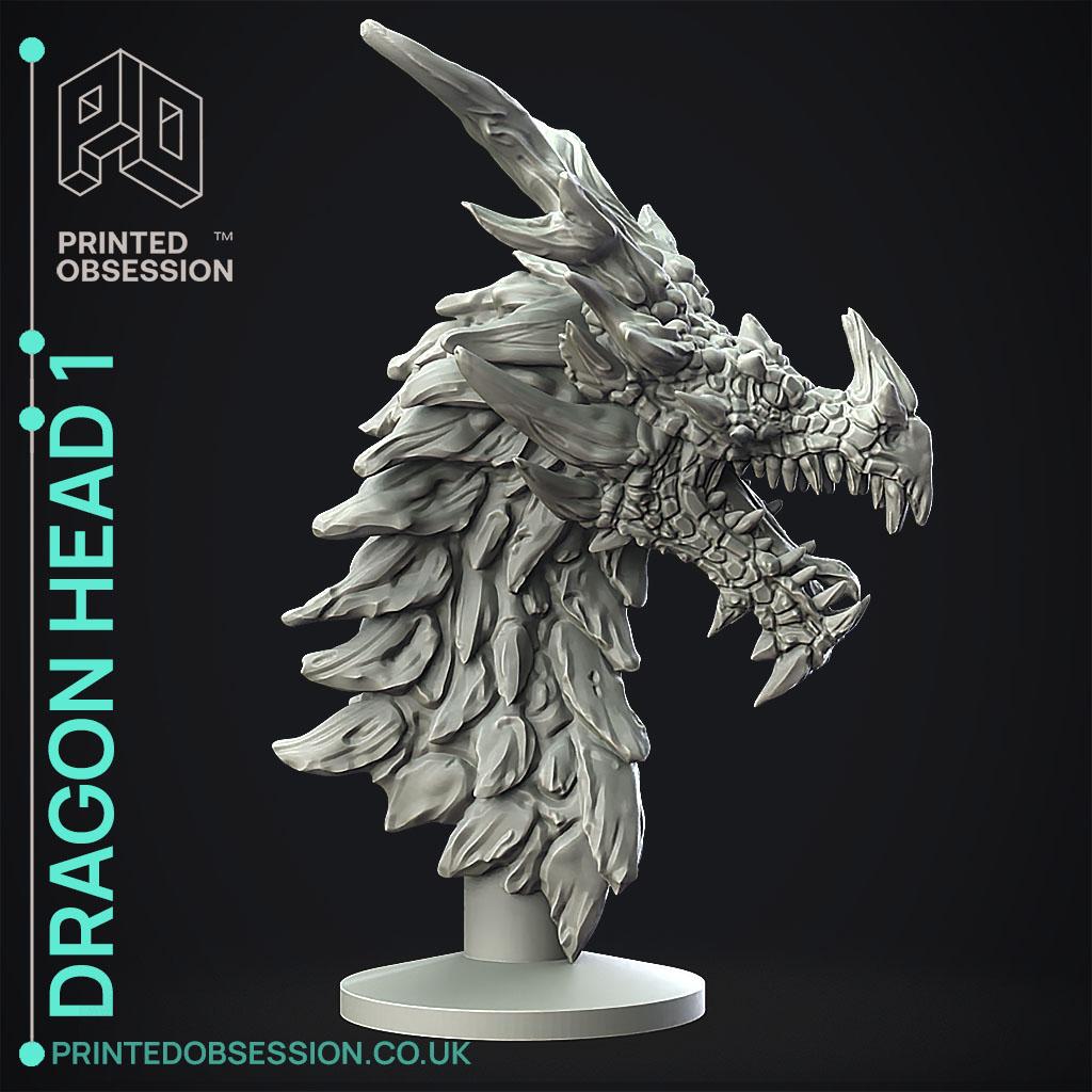 Dragon Head 1 - Fan Art - Decoration 3d model