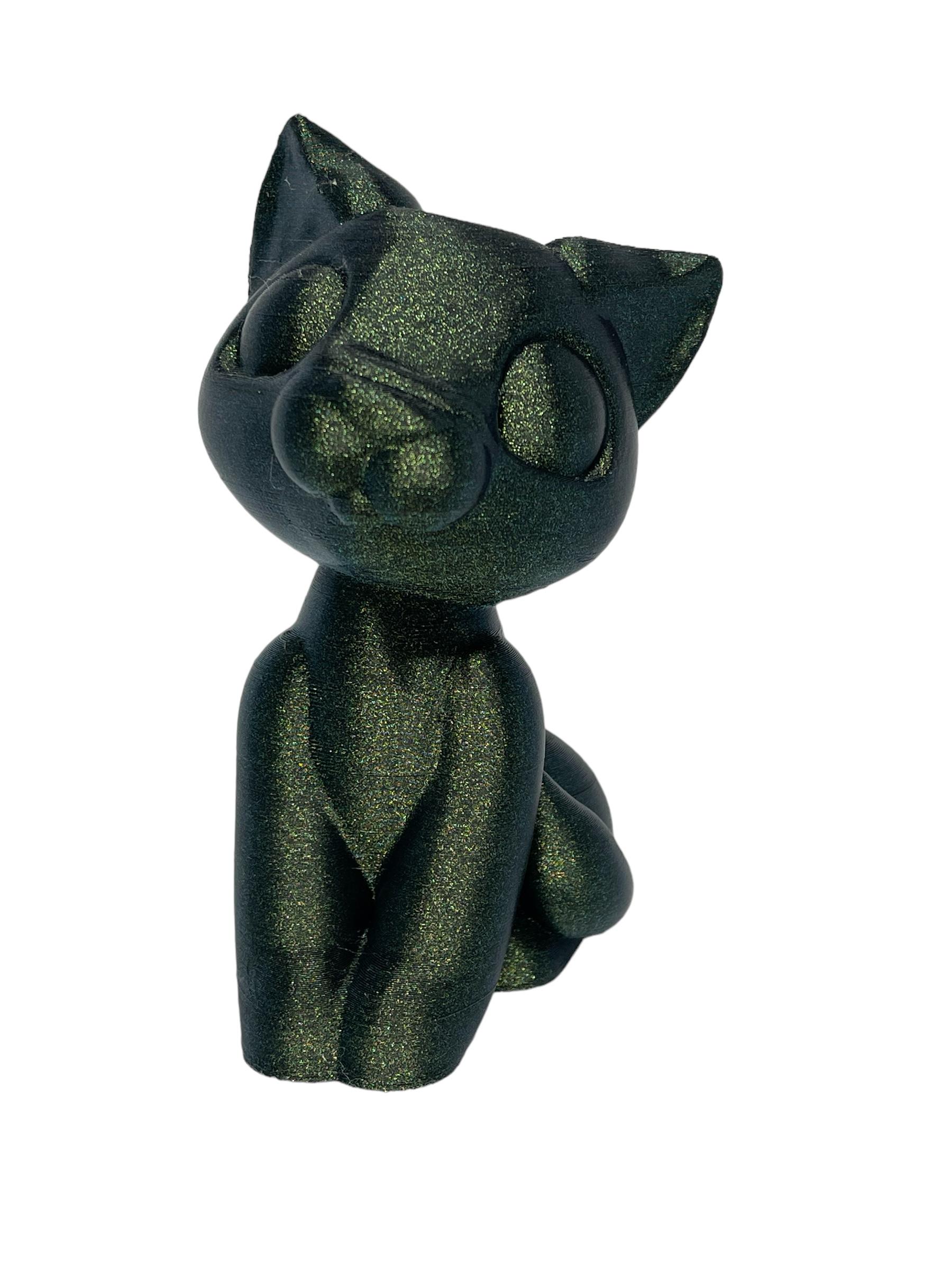 Cat Tea Light 3d model