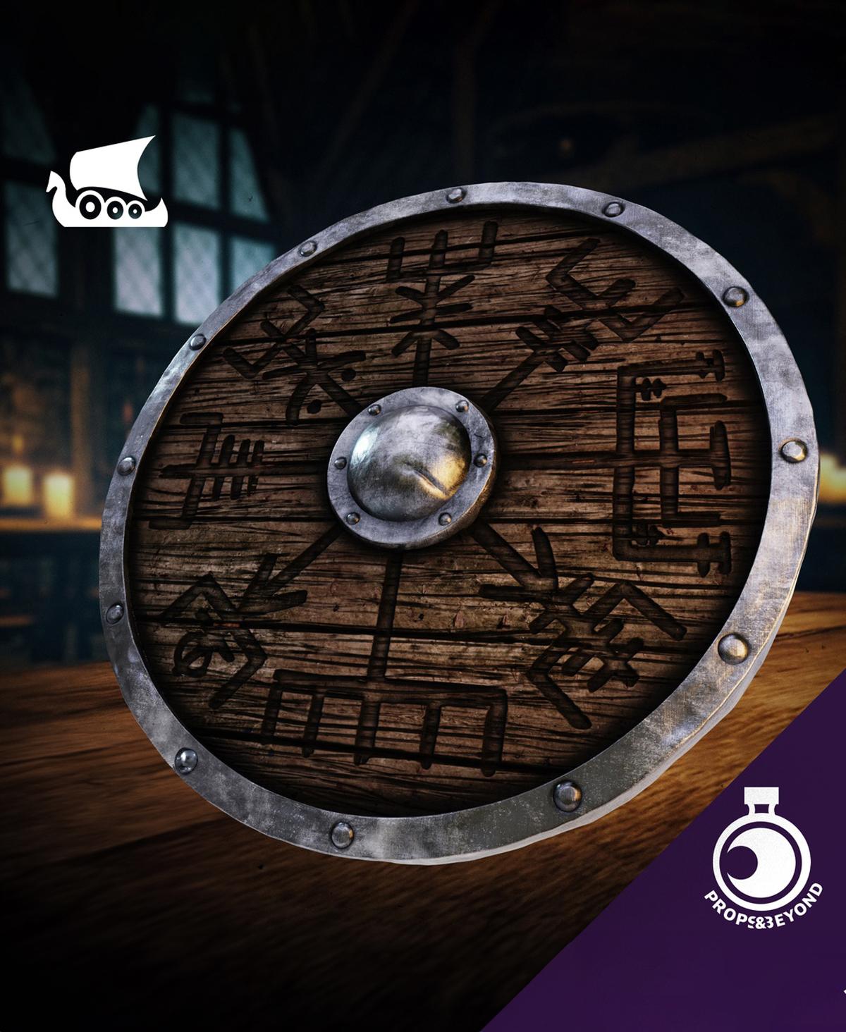 Viking Shield 3d model