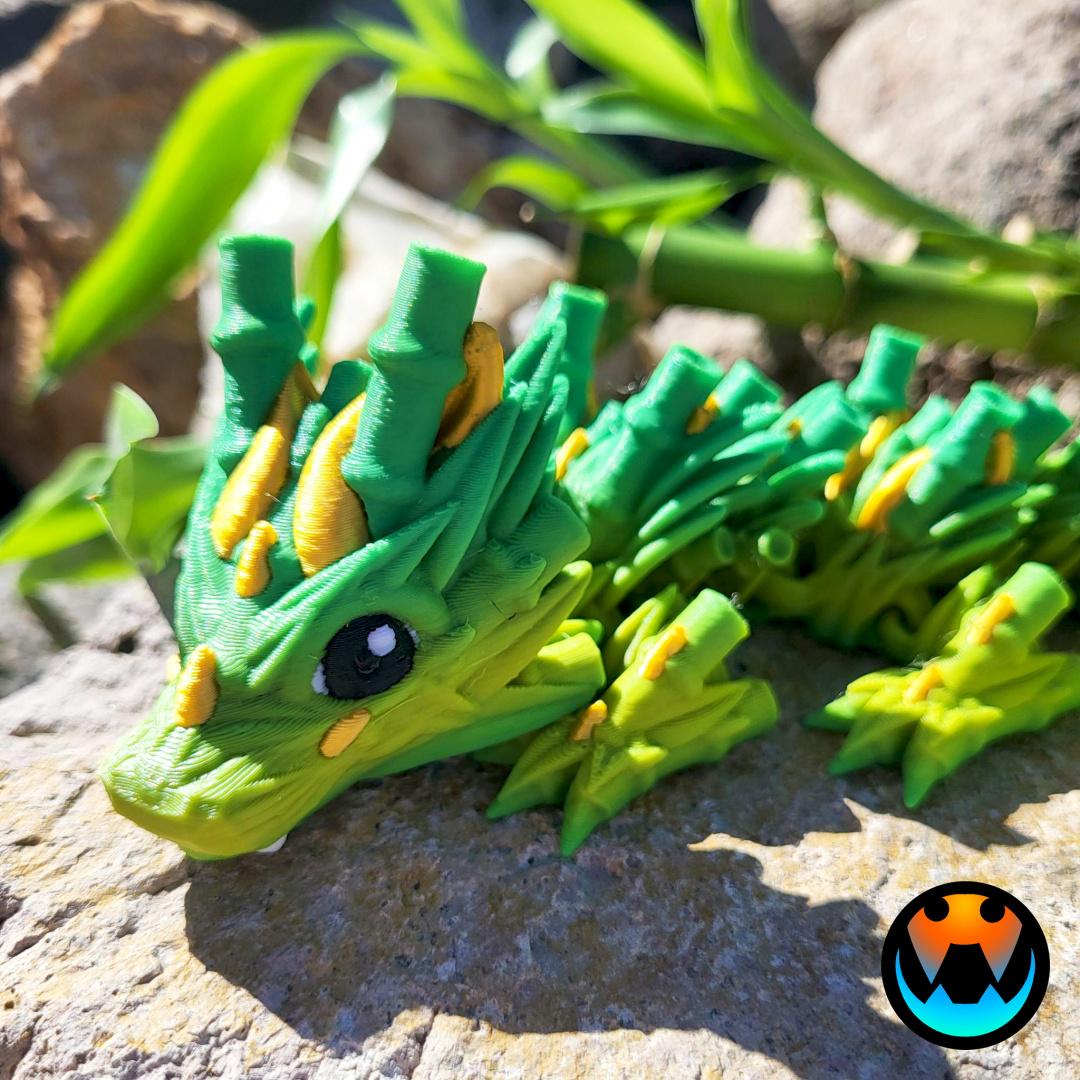 Baby Bamboo Dragon 3d model